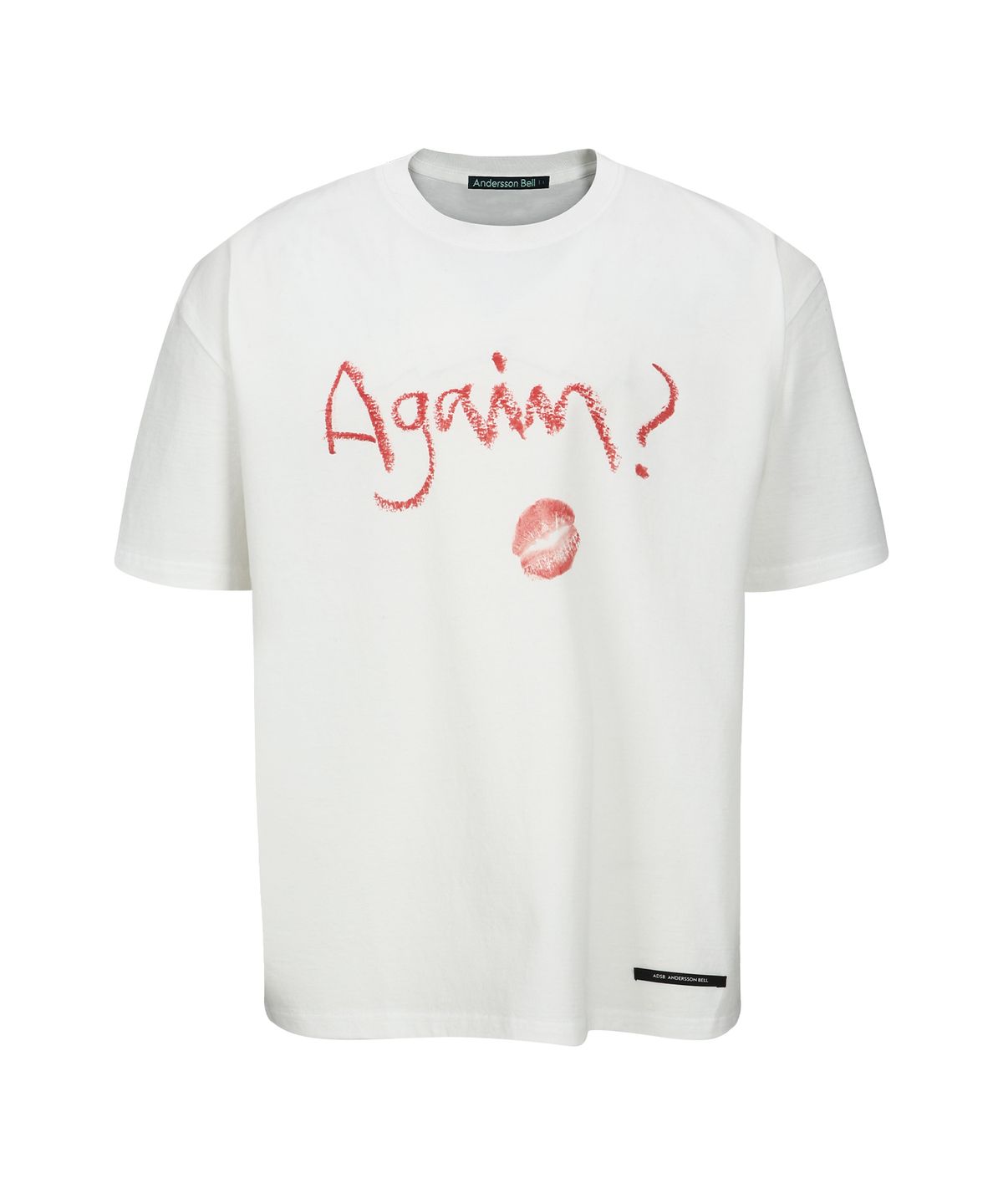 앤더슨벨(ADSB ANDERSSON BELL) (에센셜) 유니섹스 어게인 립 티셔츠 atb1406u(WHITE)