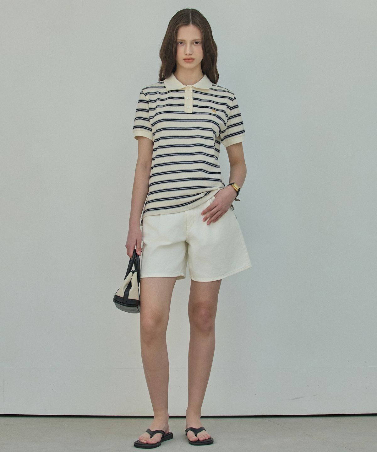 엘리오티(ELLIOTI) Cozy Stripe PK Ts_3Color