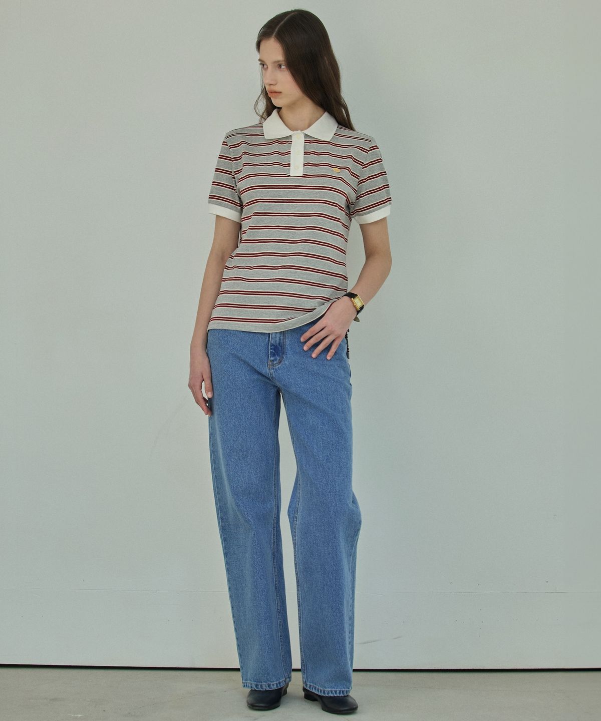 엘리오티(ELLIOTI) Cozy Stripe PK Ts_3Color