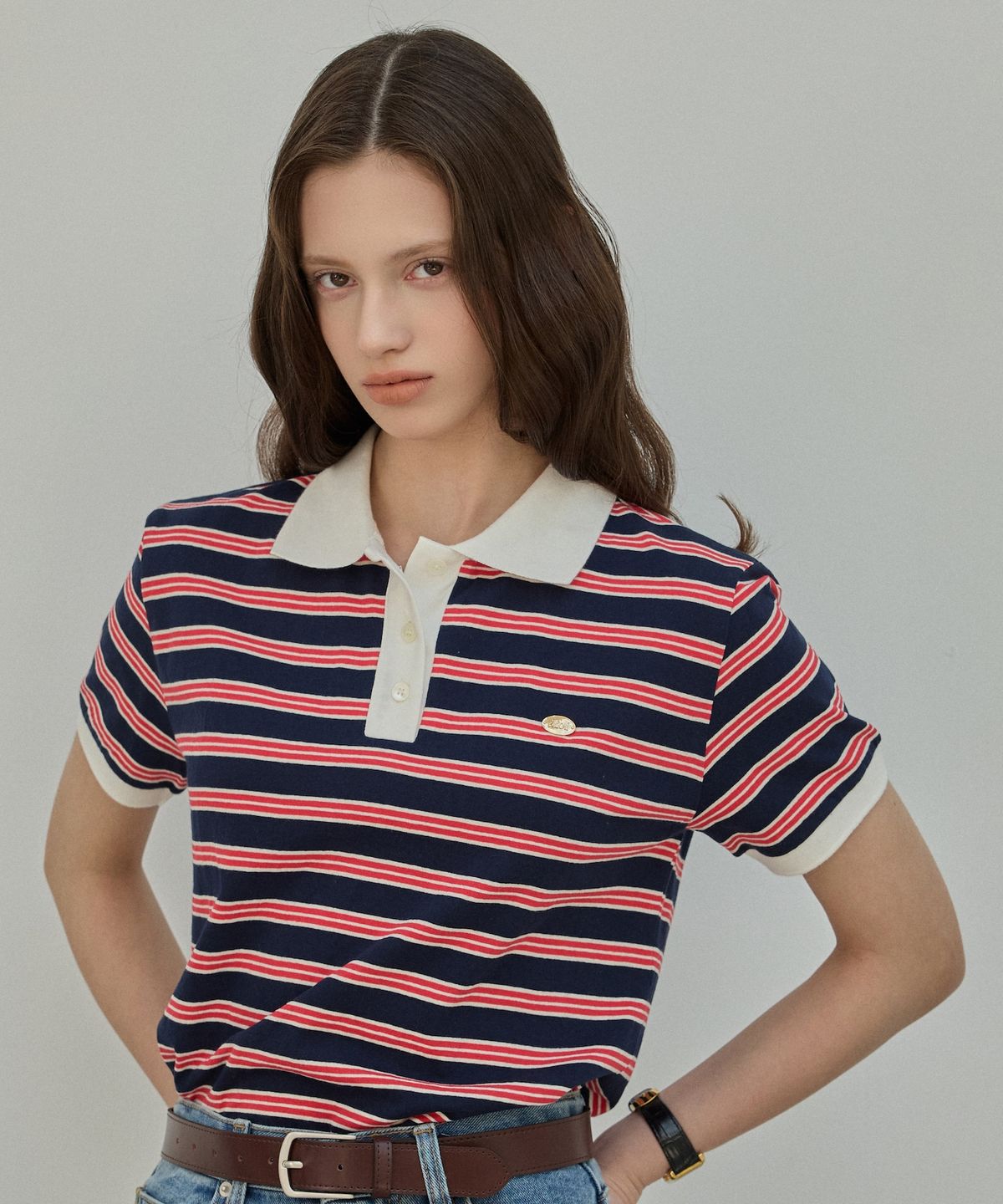엘리오티(ELLIOTI) Cozy Stripe PK Ts_3Color