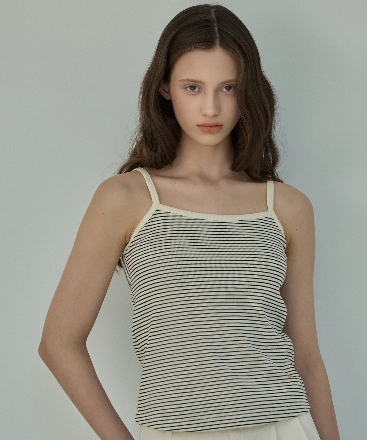 엘리오티(ELLIOTI) Stripe sleeveless Top_3Color