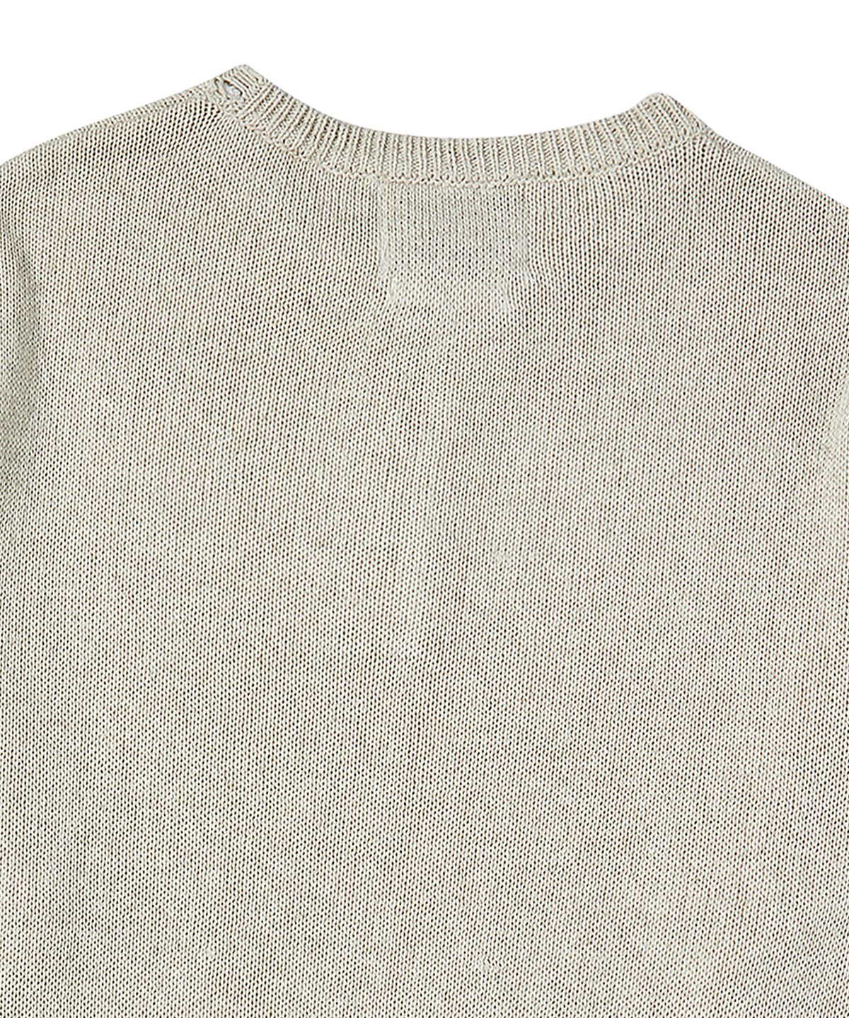 비욘드클로젯(BEYOND CLOSET) [COLLECTION LINE] 린넨 블렌디드 빈티지 가먼트 헨리넥 니트 아이보리