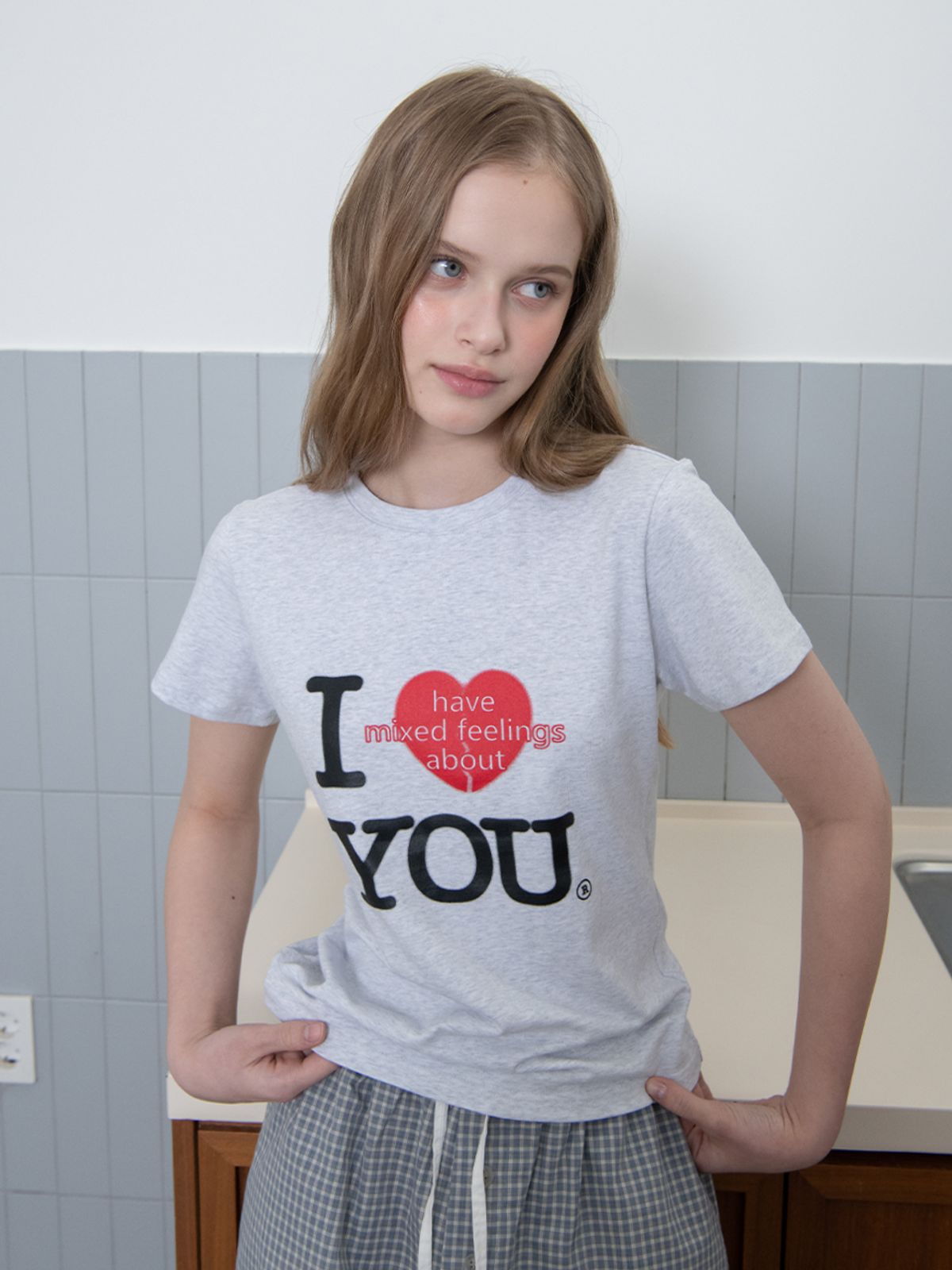 오피쉬(OAFISH) I HAVE T-SHIRT, MELANGE
