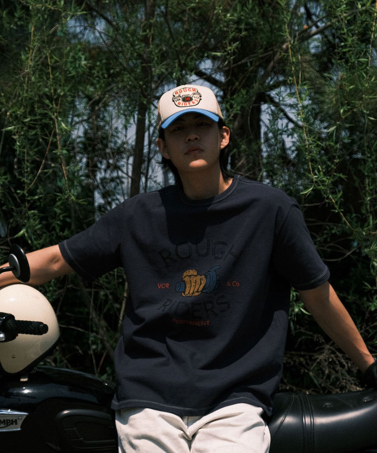 비디알(VDR) GRIP T-SHIRT [Vintage Navy]