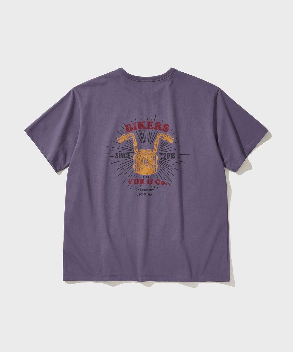 비디알(VDR) BIKERS T-SHIRT [Vintage Purple]