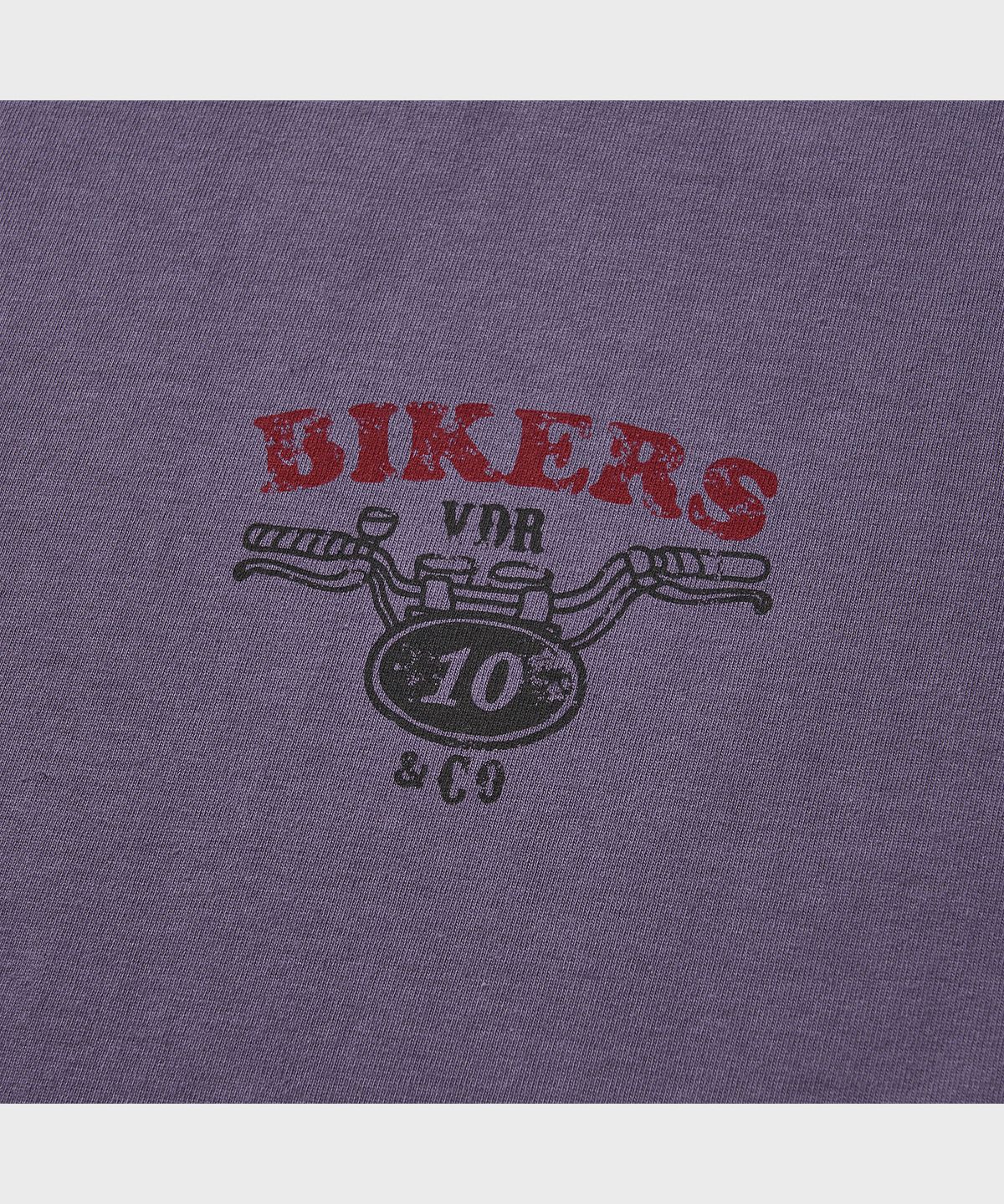 비디알(VDR) BIKERS T-SHIRT [Vintage Purple]