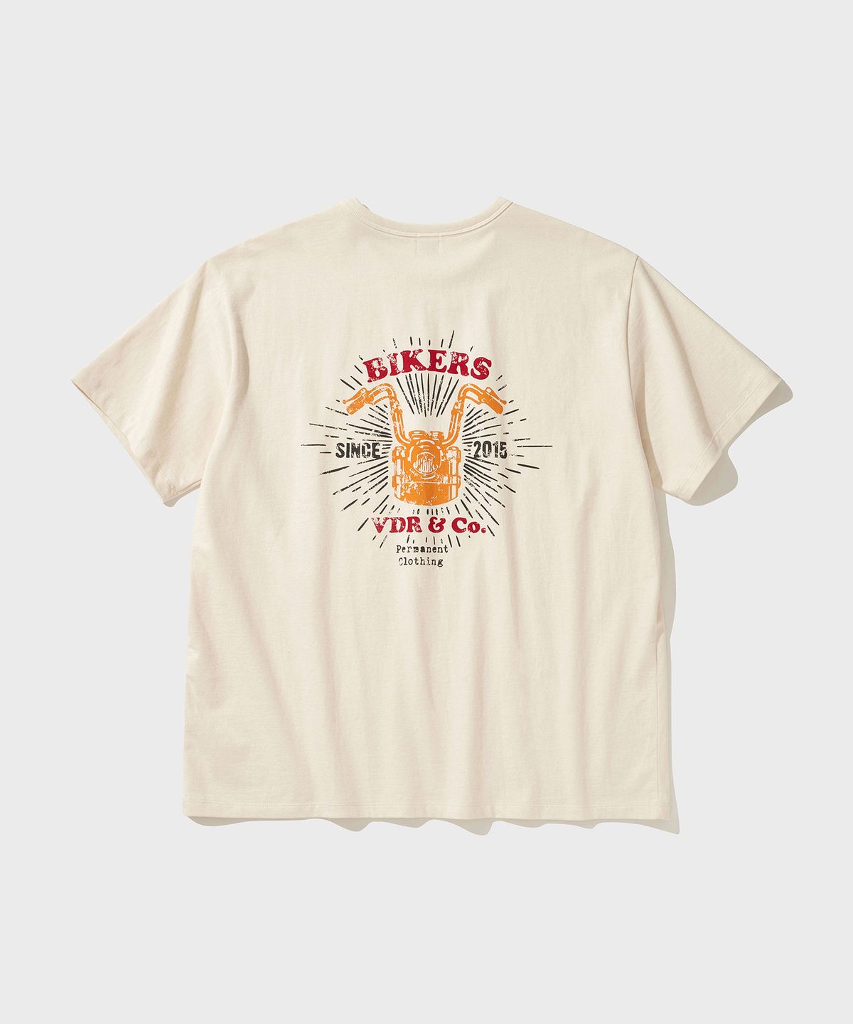 비디알(VDR) BIKERS T-SHIRT [Vanilla]