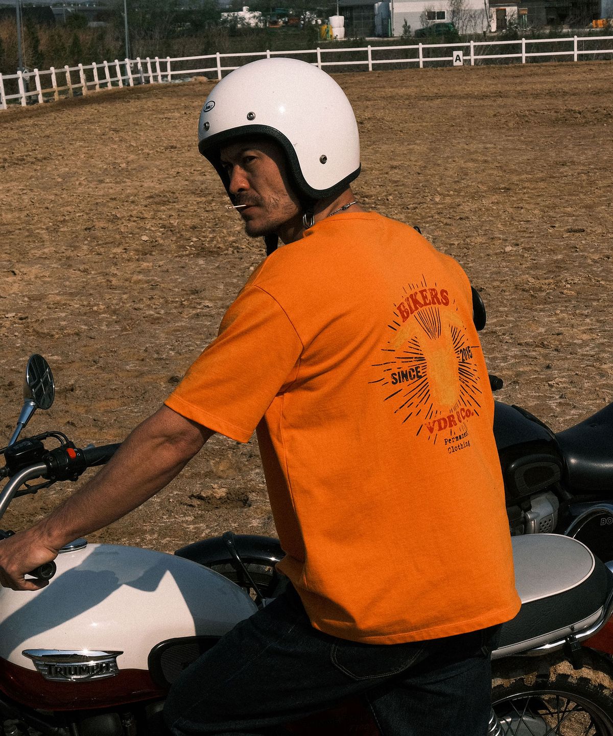 비디알(VDR) BIKERS T-SHIRT [Flame Orange]
