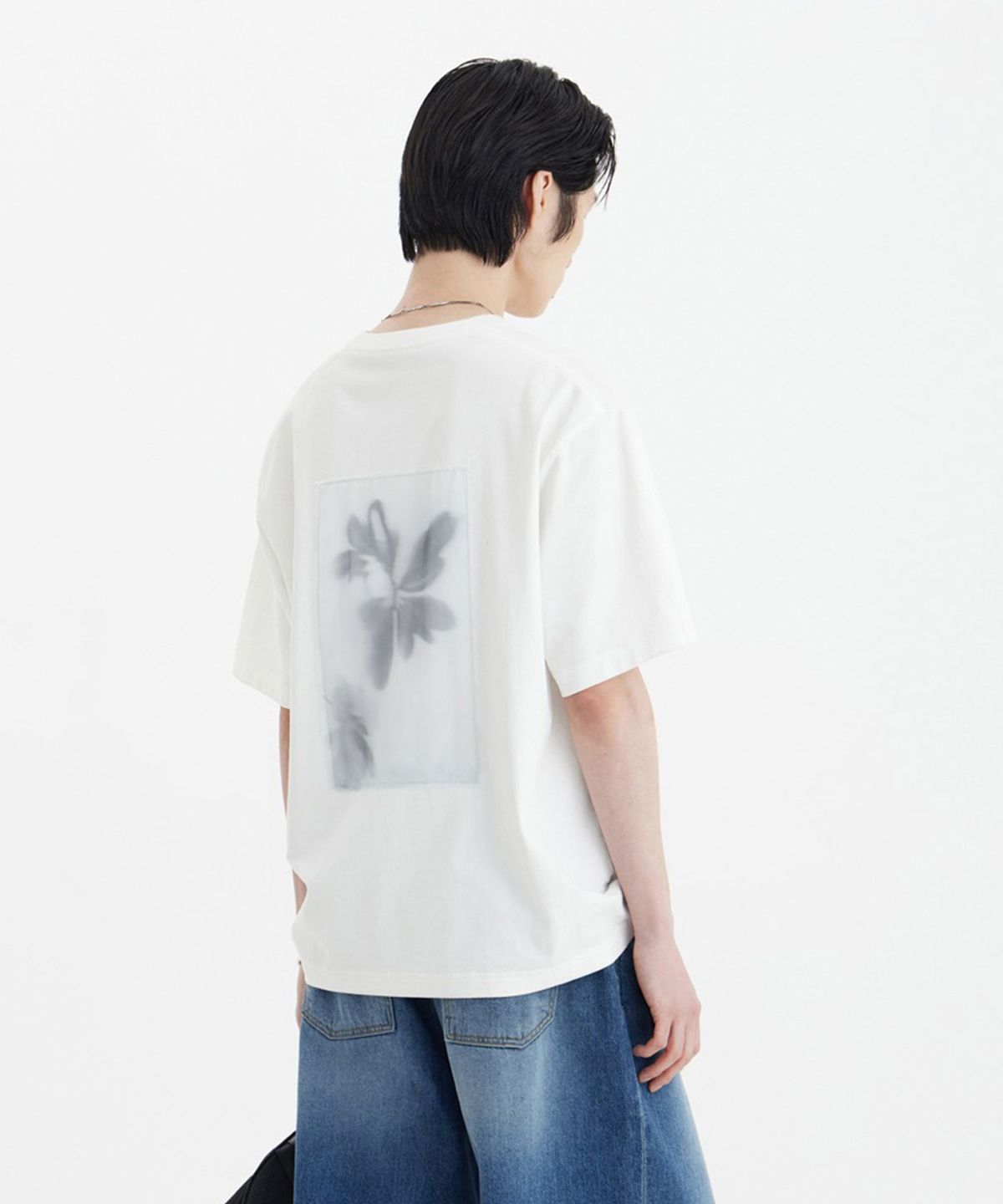 유스(YOUTH) Printing Panel T-Shirt - White
