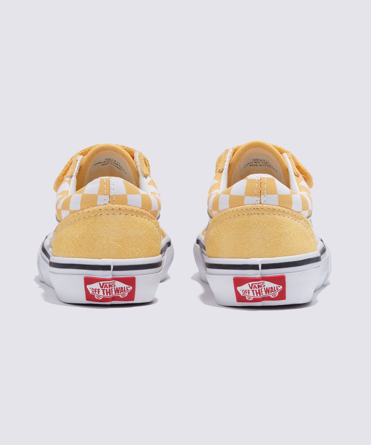 반스 키즈(VANS KIDS) 올드스쿨 V 키즈 컬러띠어리 체커보드 바나나 크림