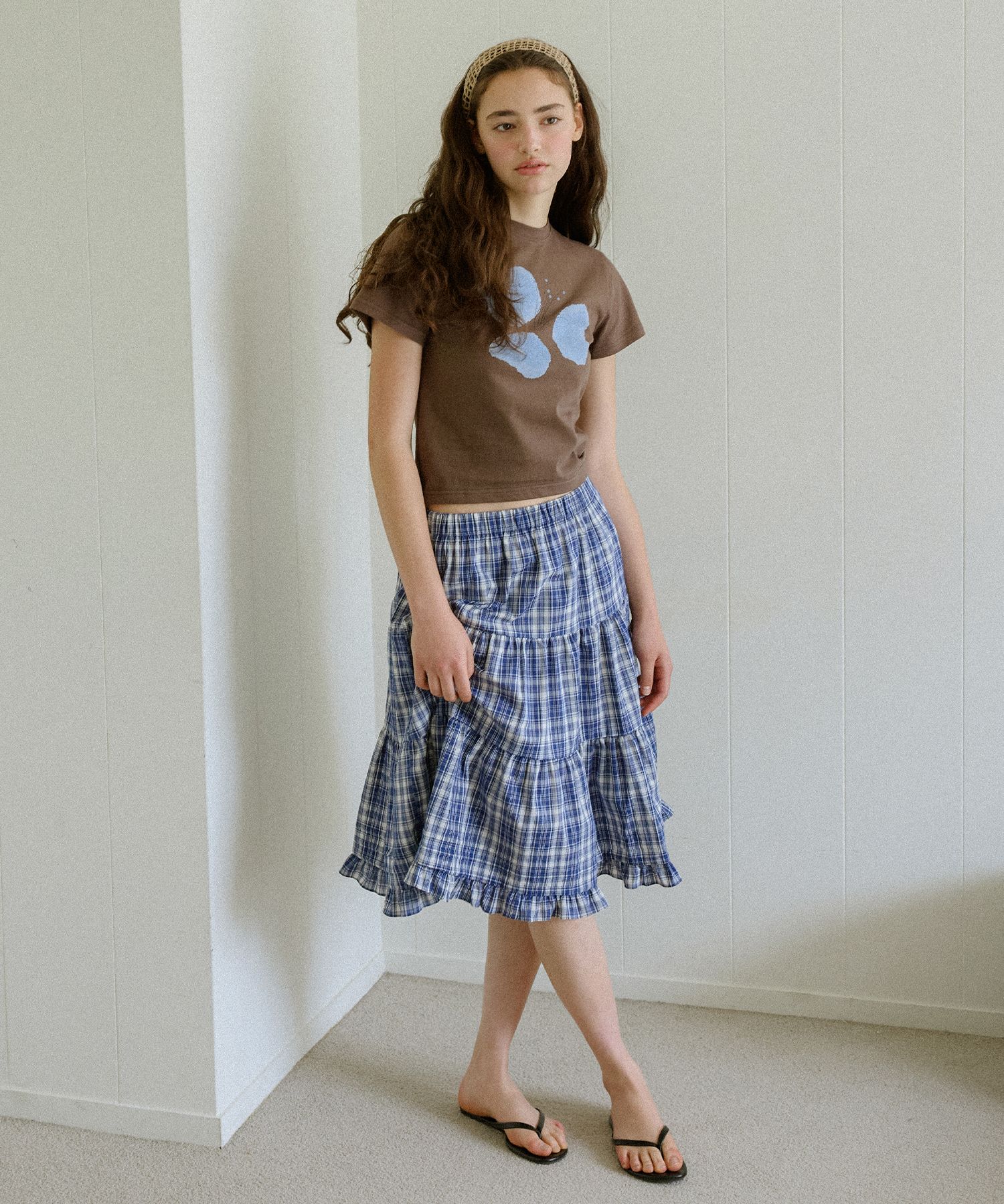 LETTER FROM MOON ♥ Bennys Cancan Midi Skirt MUSINSA | LETTER FROM MOON Bennys Cancan Midi Skirt (Blue)