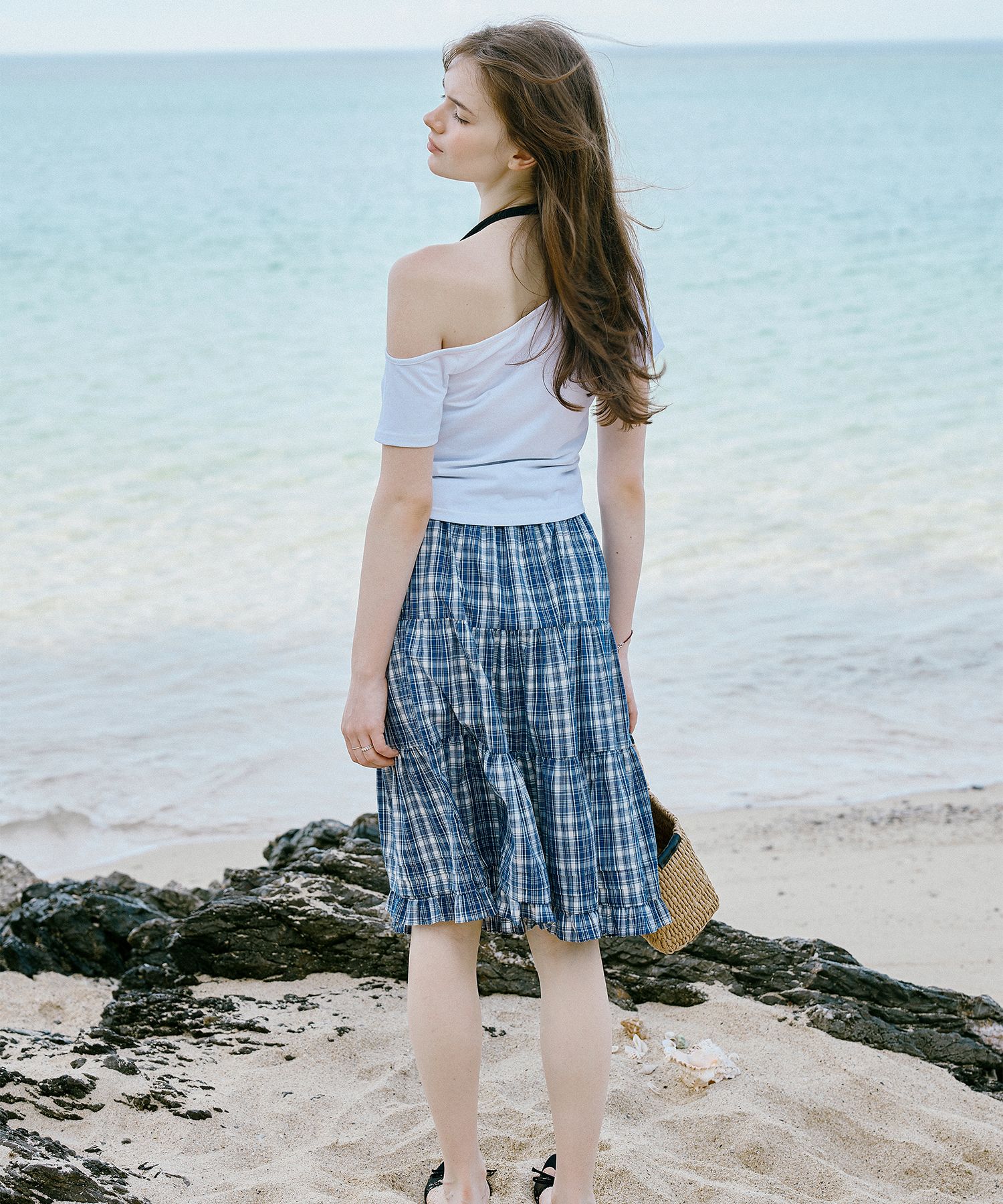 ★ LETTER FROM MOON★ Benny's Cancan Midi Skirt Ivory 2025S MUSINSA | LETTER FROM MOON Bennys Cancan Midi Skirt (Blue)