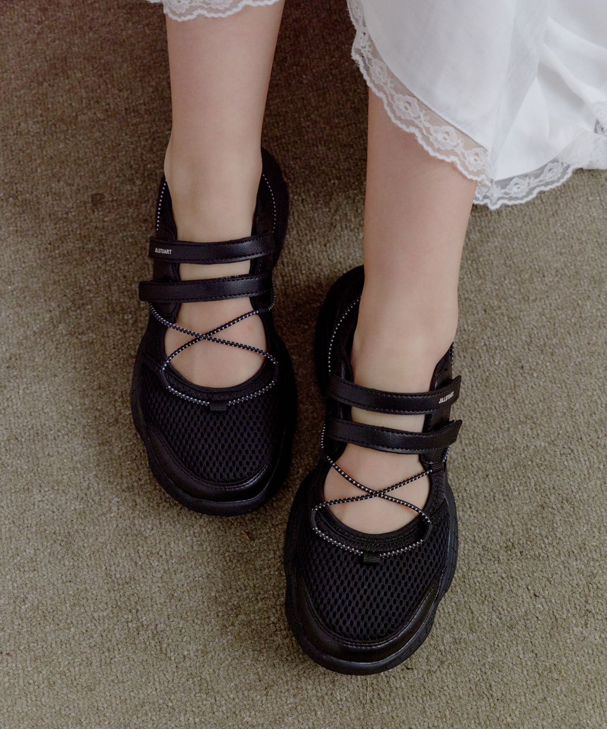 질스튜어트액세서리(JILLSTUART ACC) 메리제인 스트링 스니커즈 샌들 2color