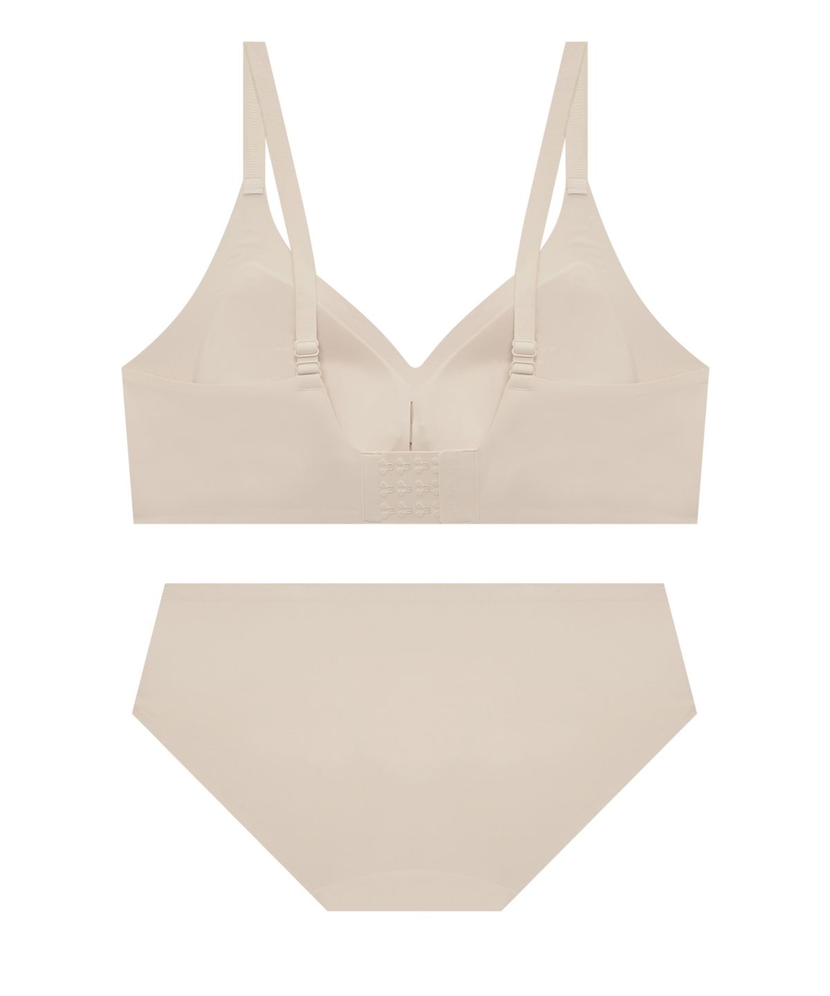 코데즈컴바인 이너웨어(CODES COMBINE INNERWEAR) 파워볼륨 심리스 노와이어 브라팬티 세트_스킨