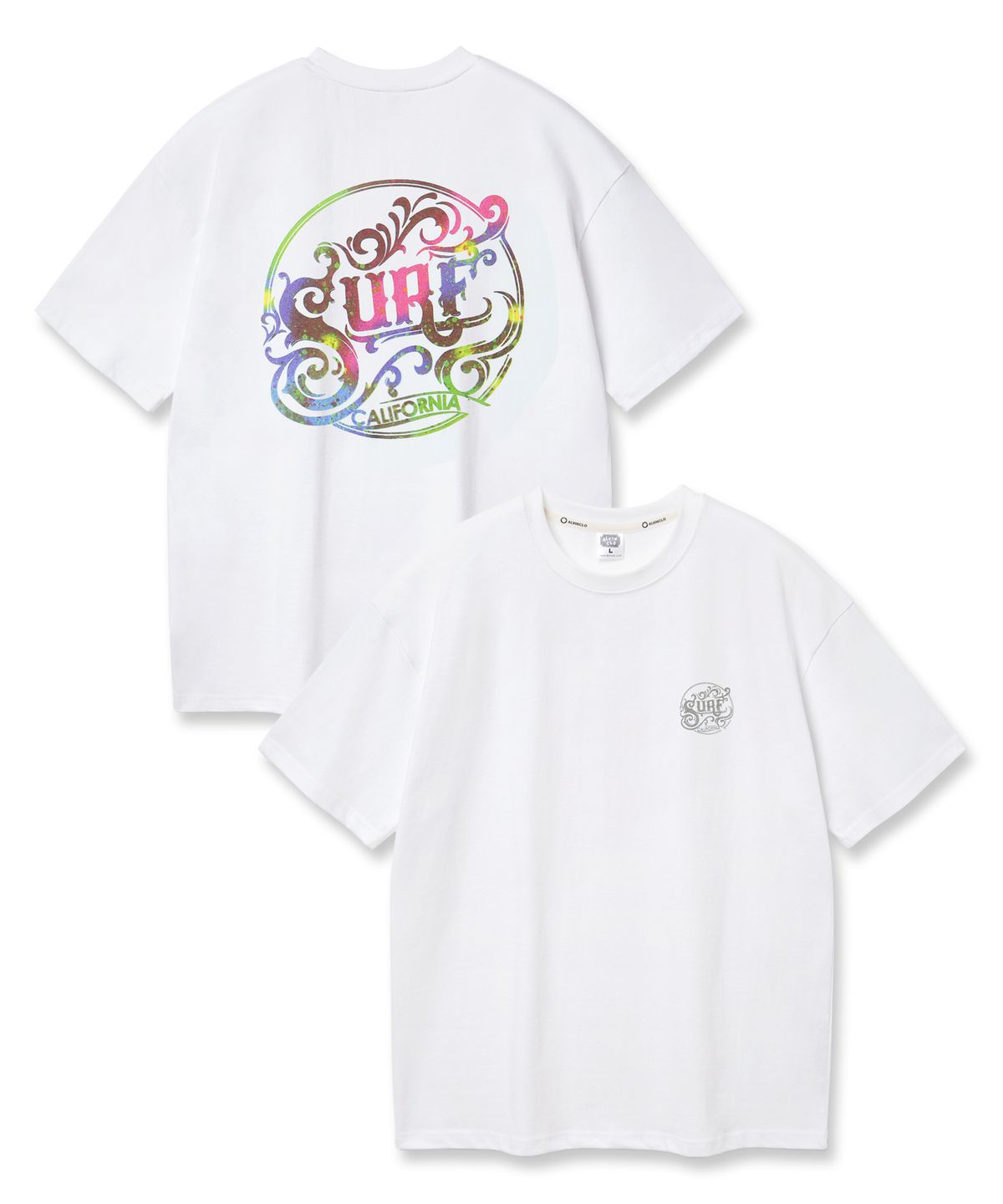 앨빈클로(ALVINCLO) SURF 오버핏 반팔티 AST4743 (2 COLOR)