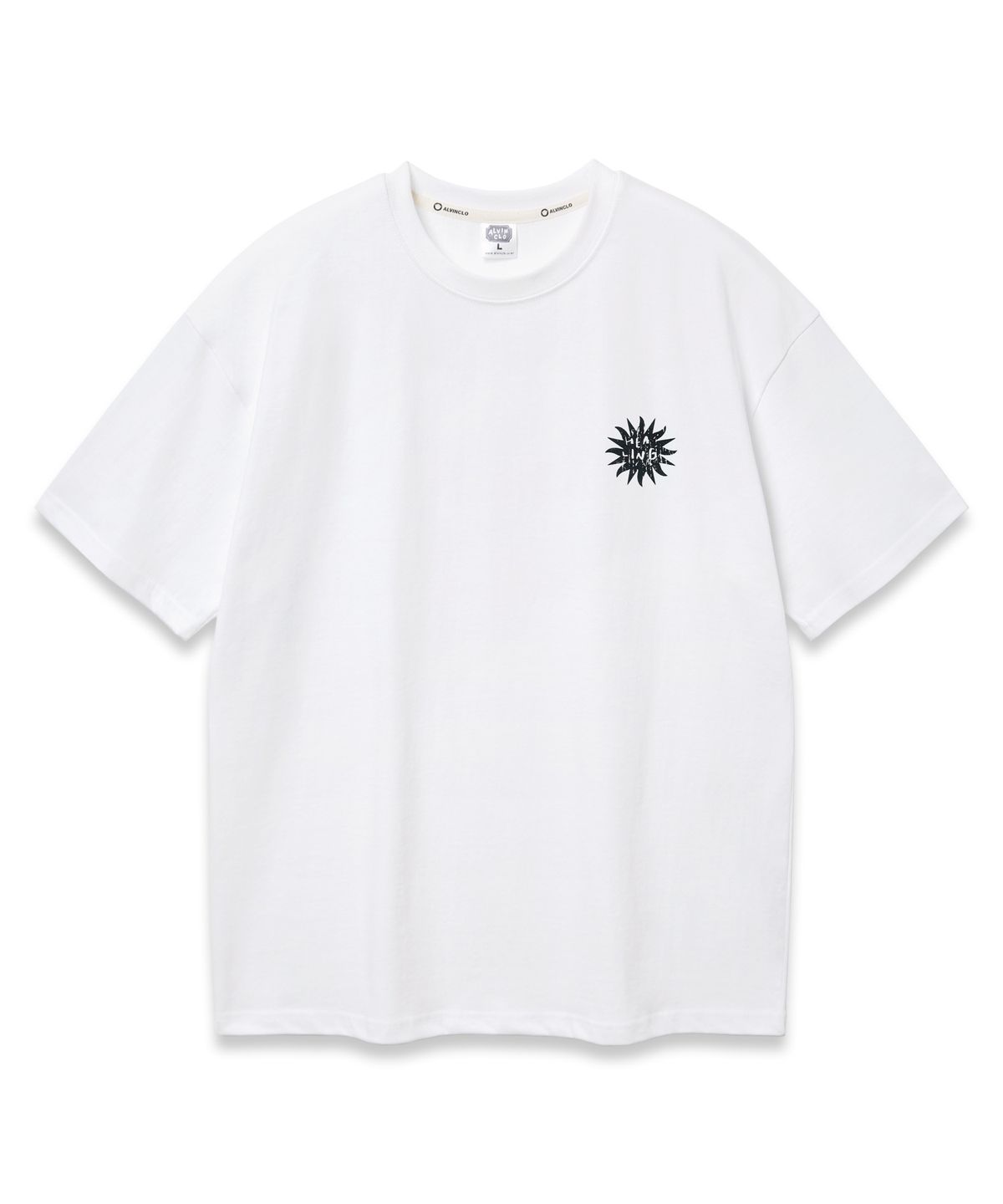 앨빈클로(ALVINCLO) 노이즈 오버핏 반팔티 AST4754 (2 COLOR)