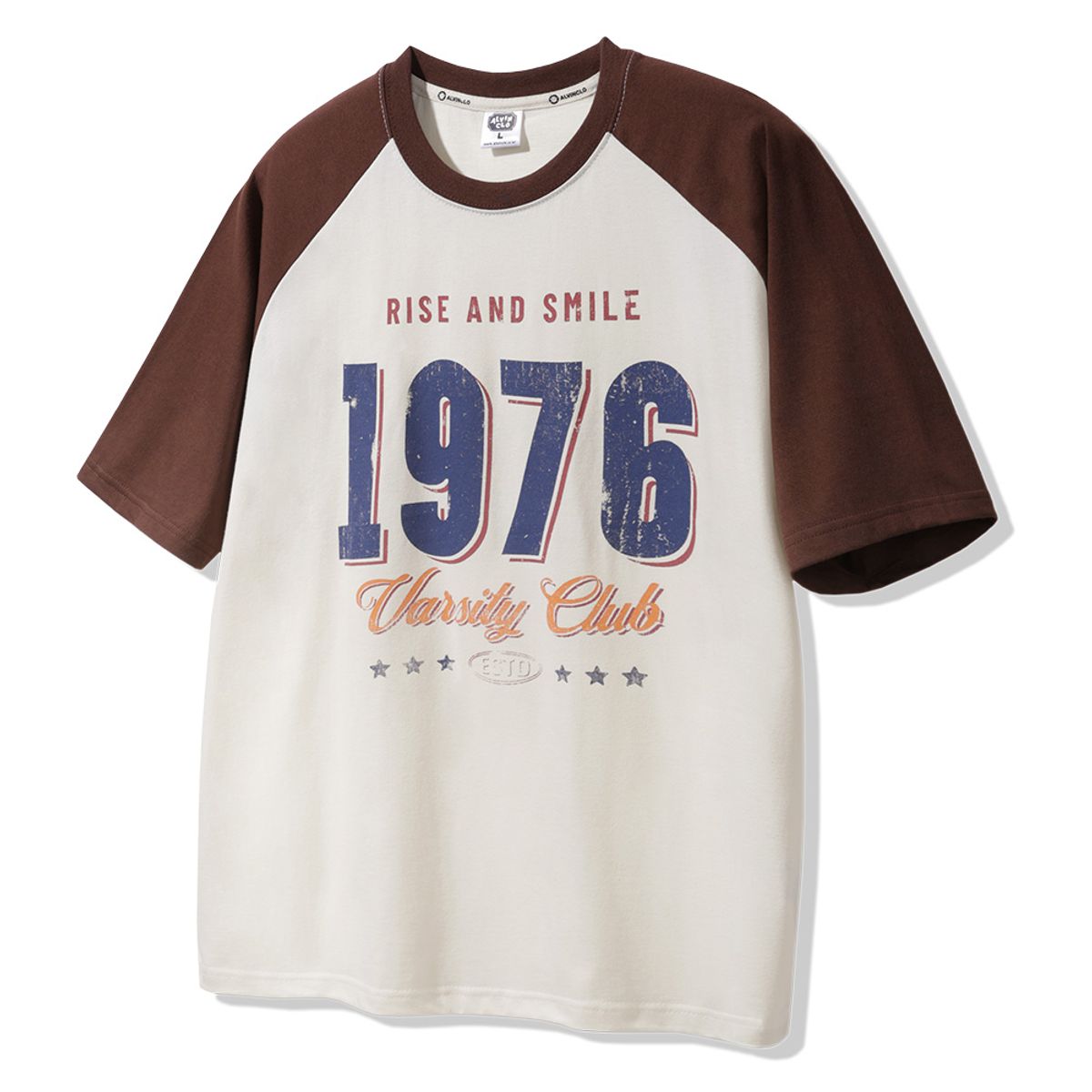 앨빈클로(ALVINCLO) 1976 래글런 오버핏 반팔티 AST4759 (3 COLOR)