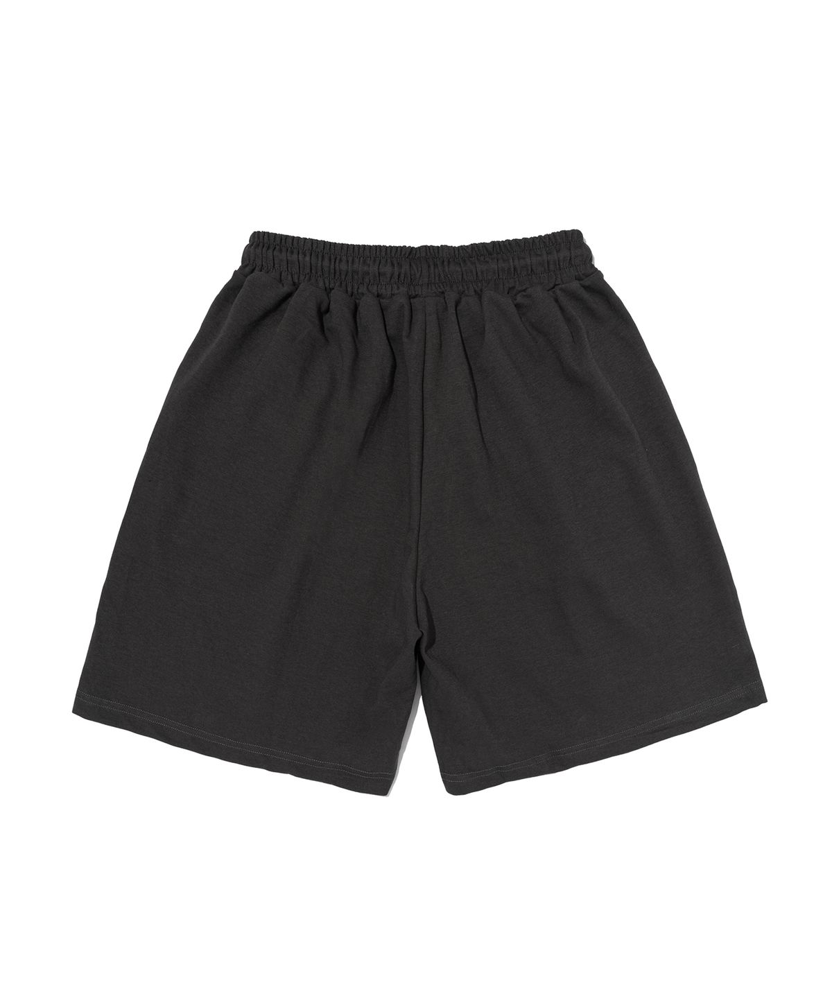 오언더알(OUNDERR) MINI 레터링 로고 하프 팬츠 (차콜)