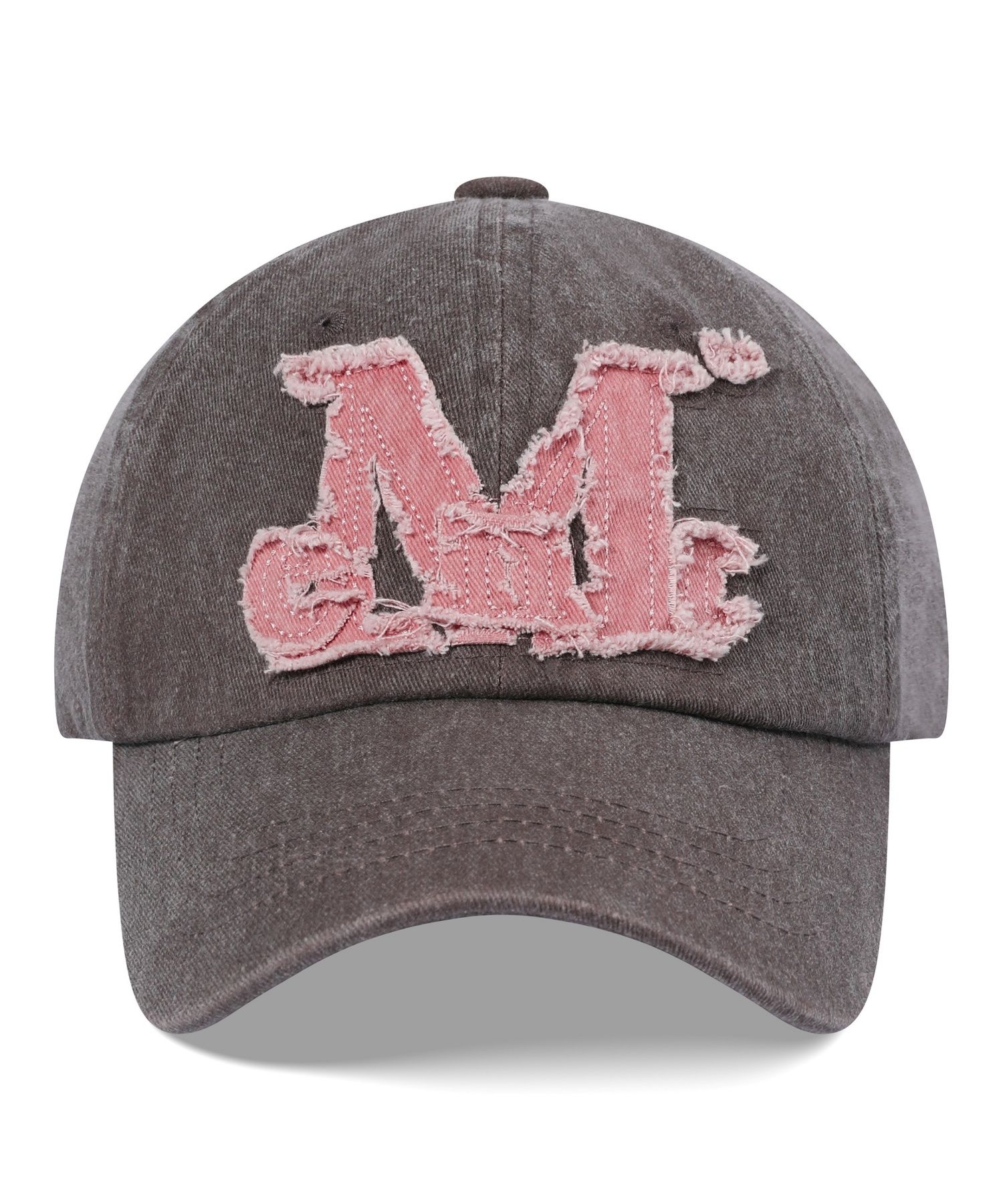 MUSINSA | MUCENT Vintage Washed Applique Ball Cap (10 Colors)