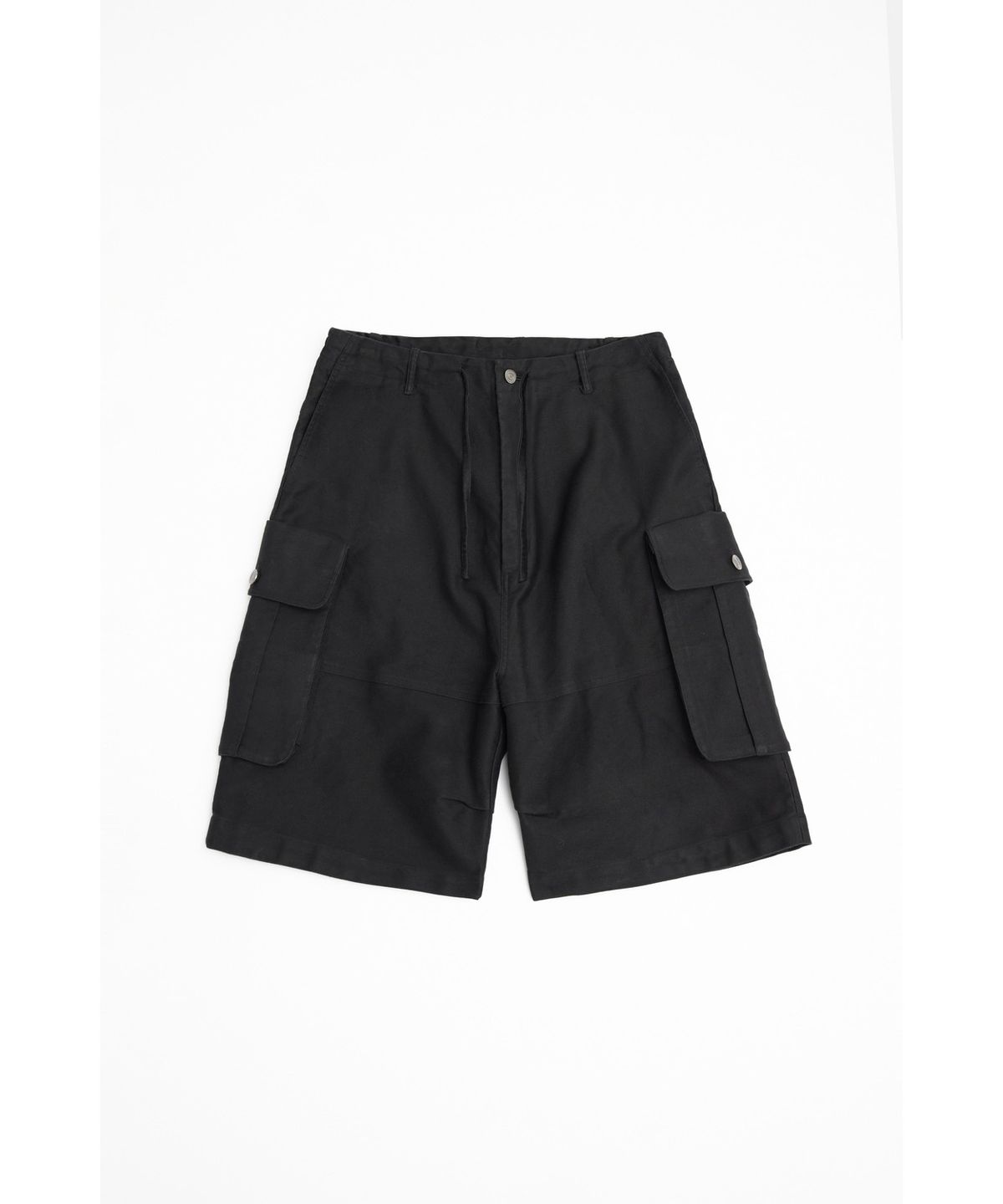 유스(YOUTH) Moleskin Cargo Half Pants - Black