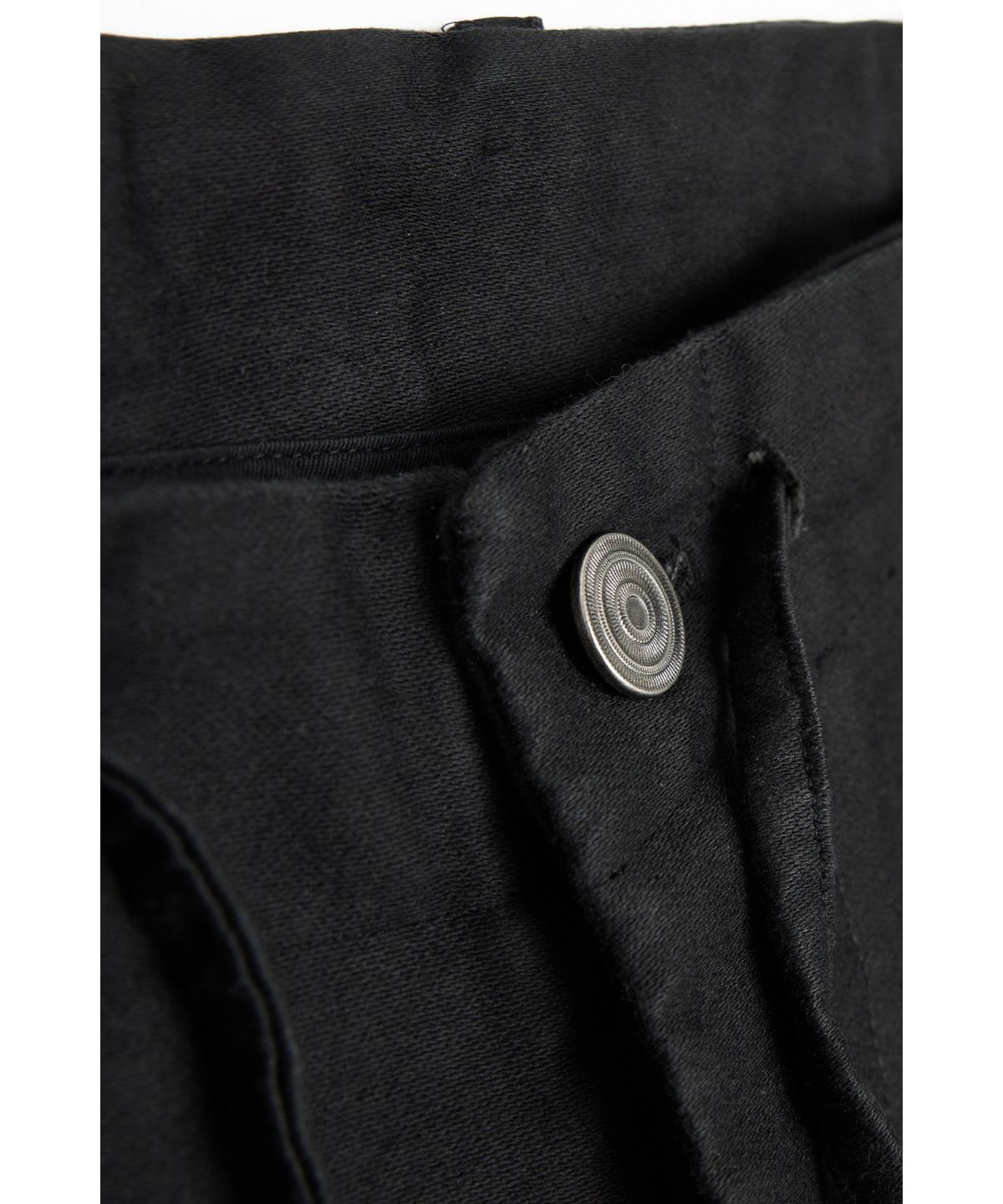 유스(YOUTH) Moleskin Cargo Half Pants - Black