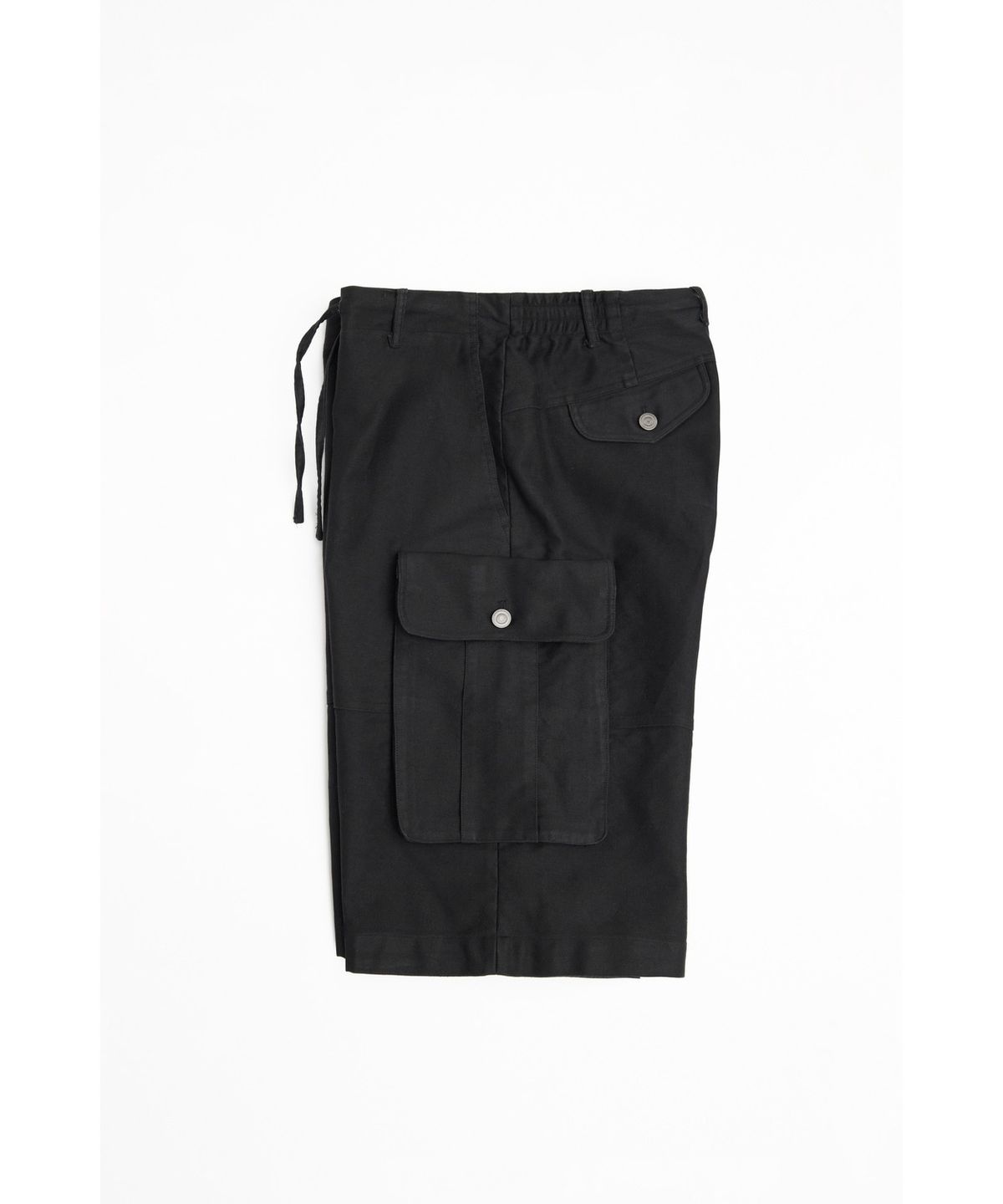 유스(YOUTH) Moleskin Cargo Half Pants - Black