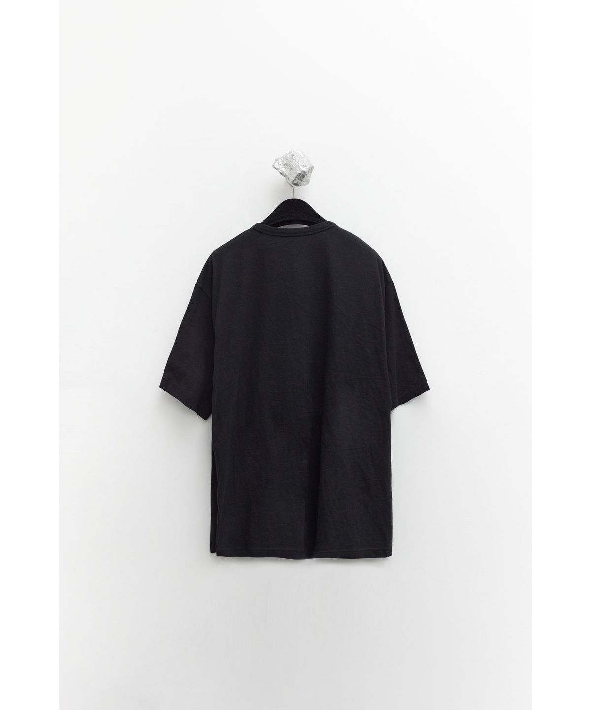유스(YOUTH) Henley Neck H/S T-shirt - Black