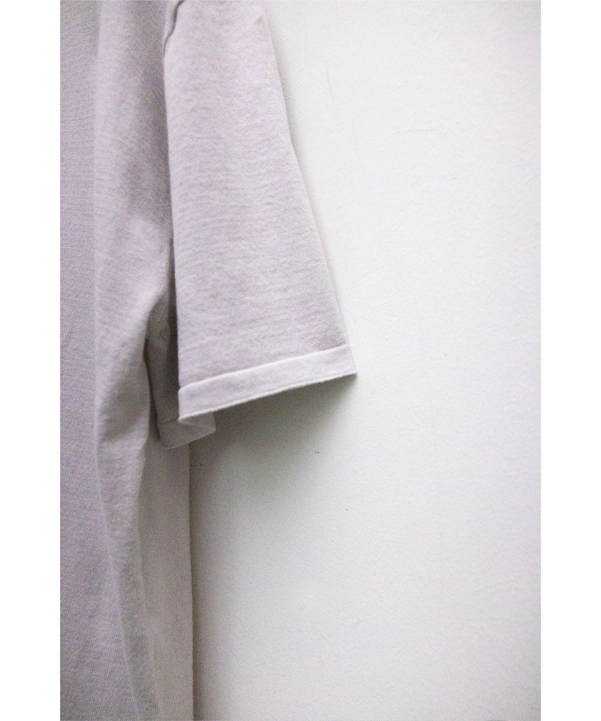 유스(YOUTH) Knit H/S T-shirt - Light Grey