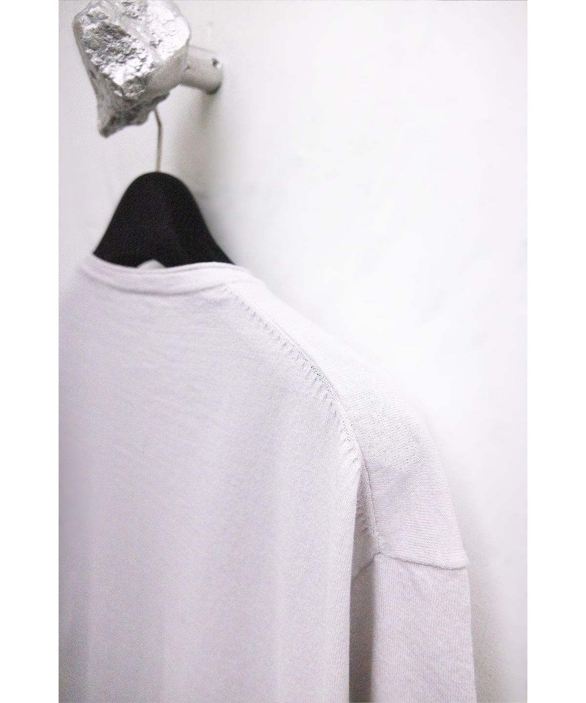 유스(YOUTH) Knit H/S T-shirt - Light Grey