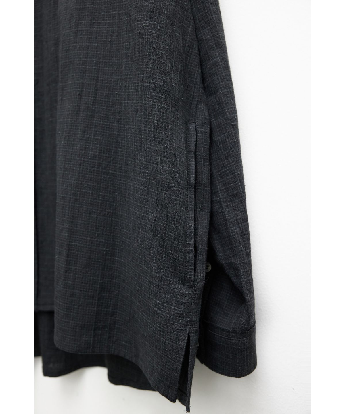 유스(YOUTH) Zipped Shirt - Black Check