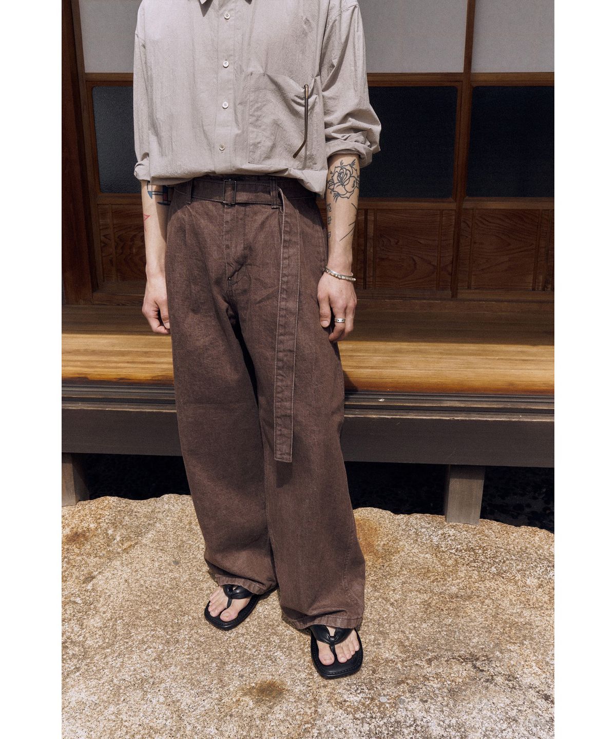 유스(YOUTH) Geta Flip-flop - Black