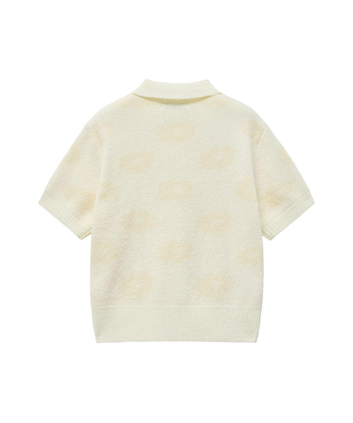 데이지신드롬(DAISY SYNDROME) PIXEL KNIT CARDIGAN ivory
