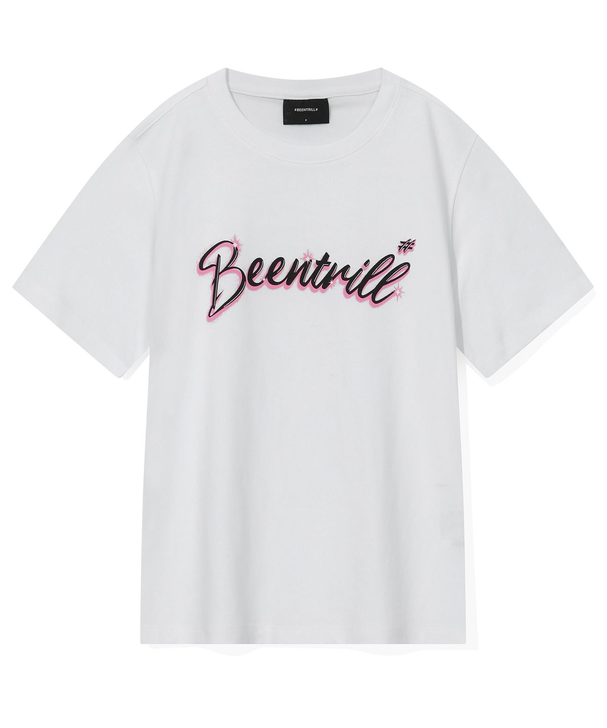 빈트릴 뉴욕(BEENTRILL NEWYORK) 우먼즈 하이틴 티셔츠(화이트)