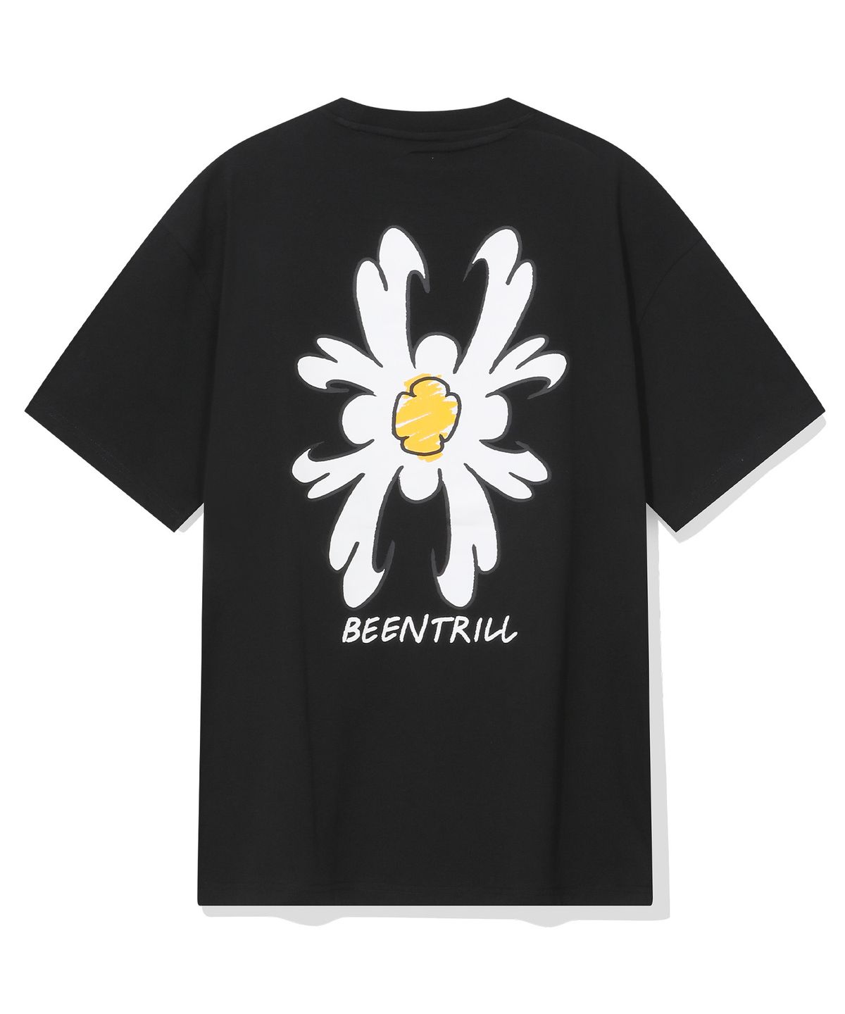 빈트릴(BEENTRILL) 데이지 해시태그 티셔츠(블랙)