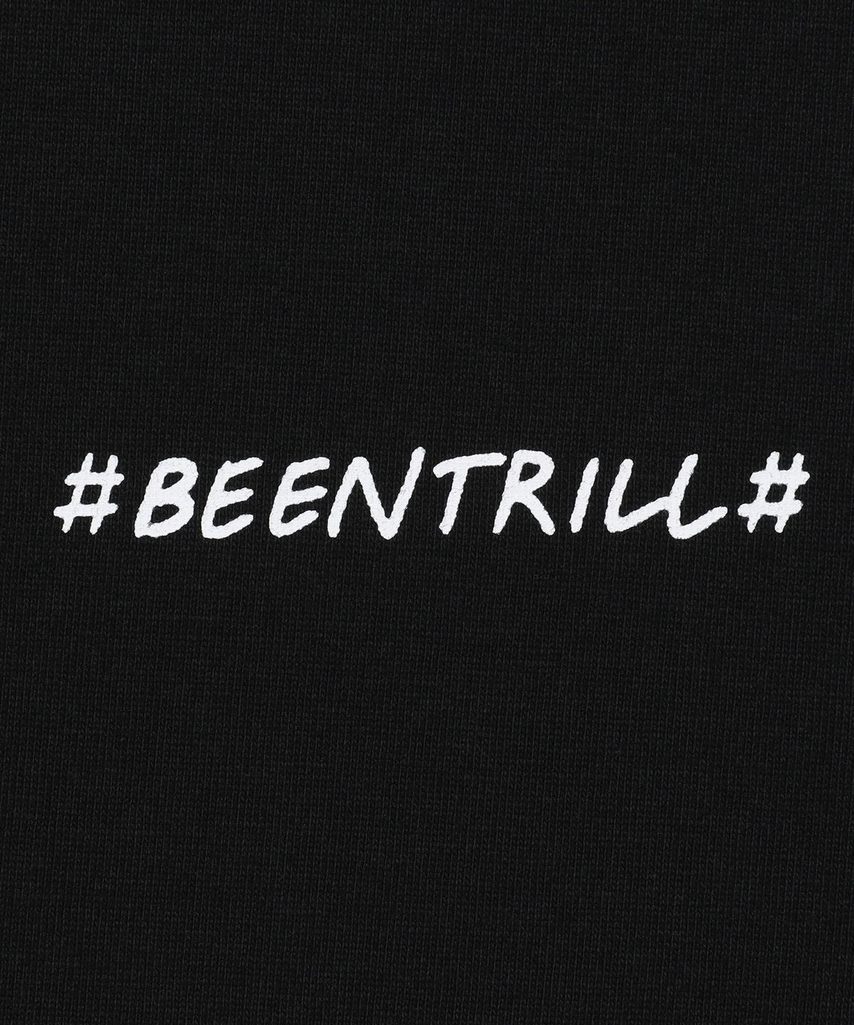 빈트릴(BEENTRILL) 데이지 해시태그 티셔츠(블랙)