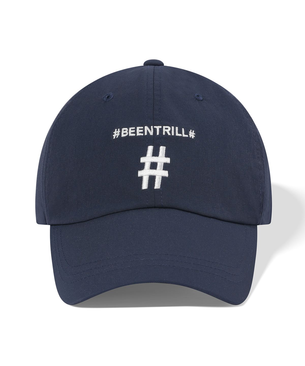 빈트릴(BEENTRILL) 우븐 테크 볼캡(인디고)