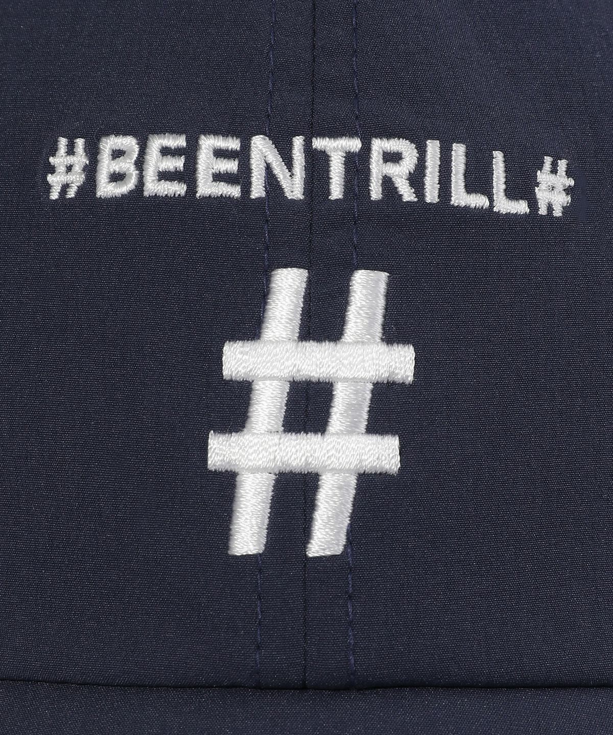 빈트릴(BEENTRILL) 우븐 테크 볼캡(인디고)