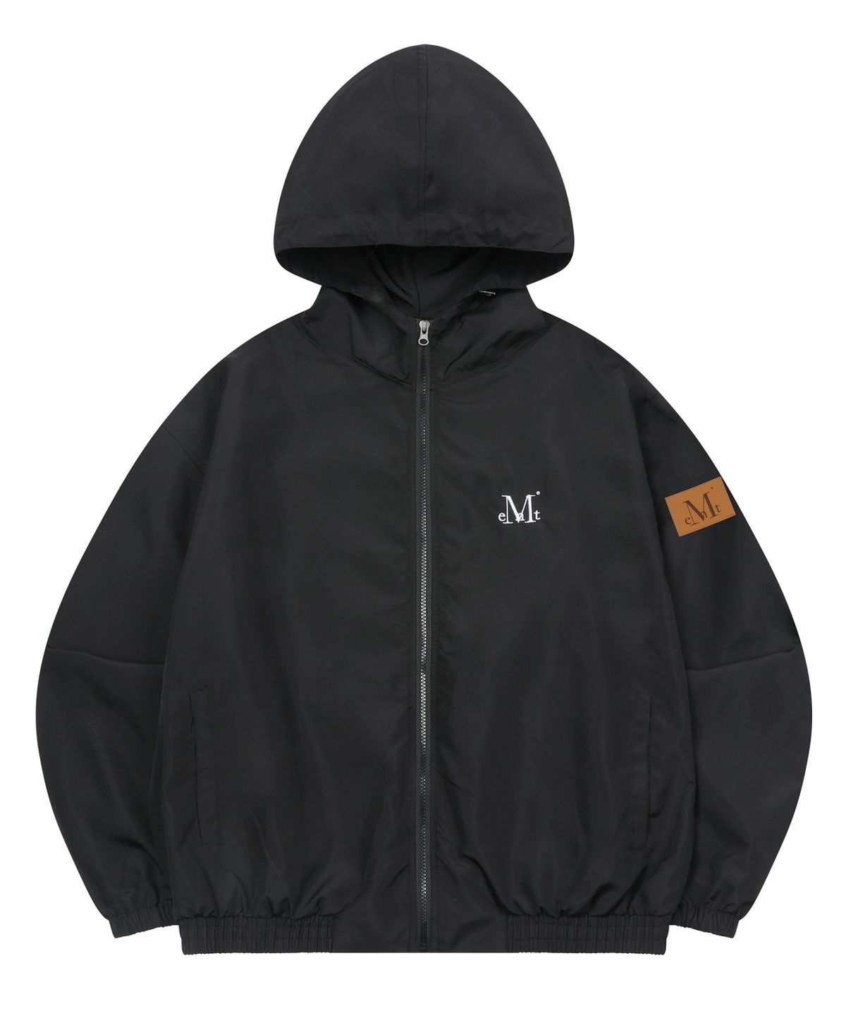 무센트(MUCENT) 밀란 시그니처 로고 후드 바람막이 윈드브레이커