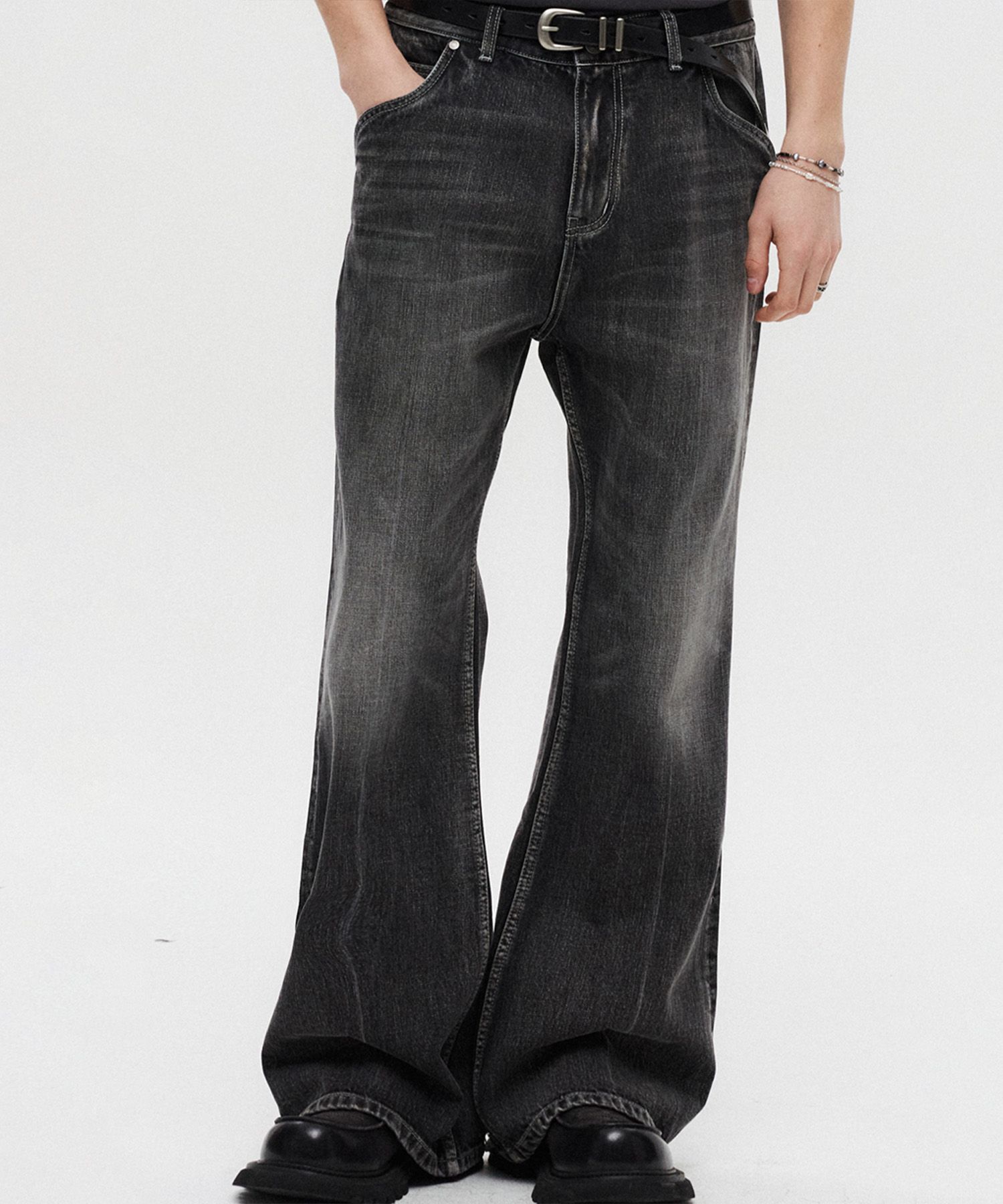 デニム・ジーパン DNSR Western Flare Denim Pants 5SH164 MUSINSA公式 | DNSR [PERSONAL SPACE] Western Flare Denim