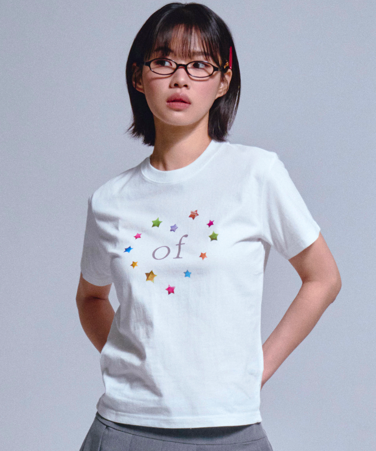그레이버(GRAVER) [WOMAN]OF STAR 슬림 반팔티_2color