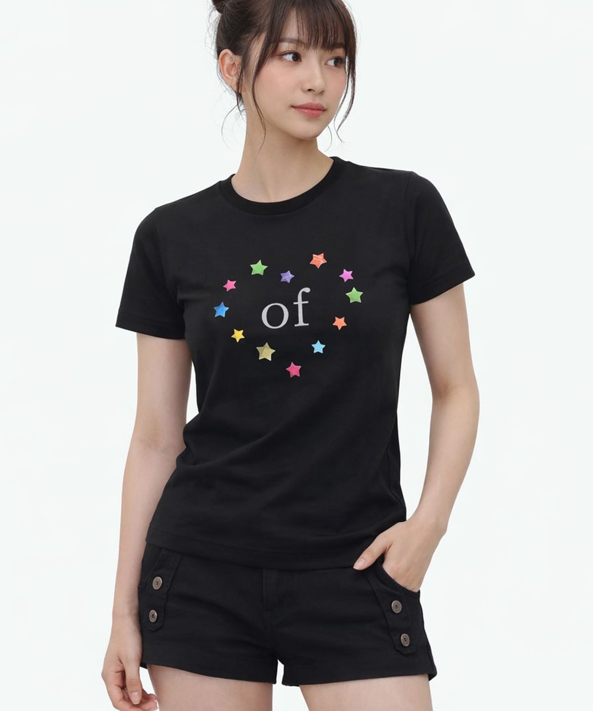 그레이버(GRAVER) [WOMAN]OF STAR 슬림 반팔티_2color