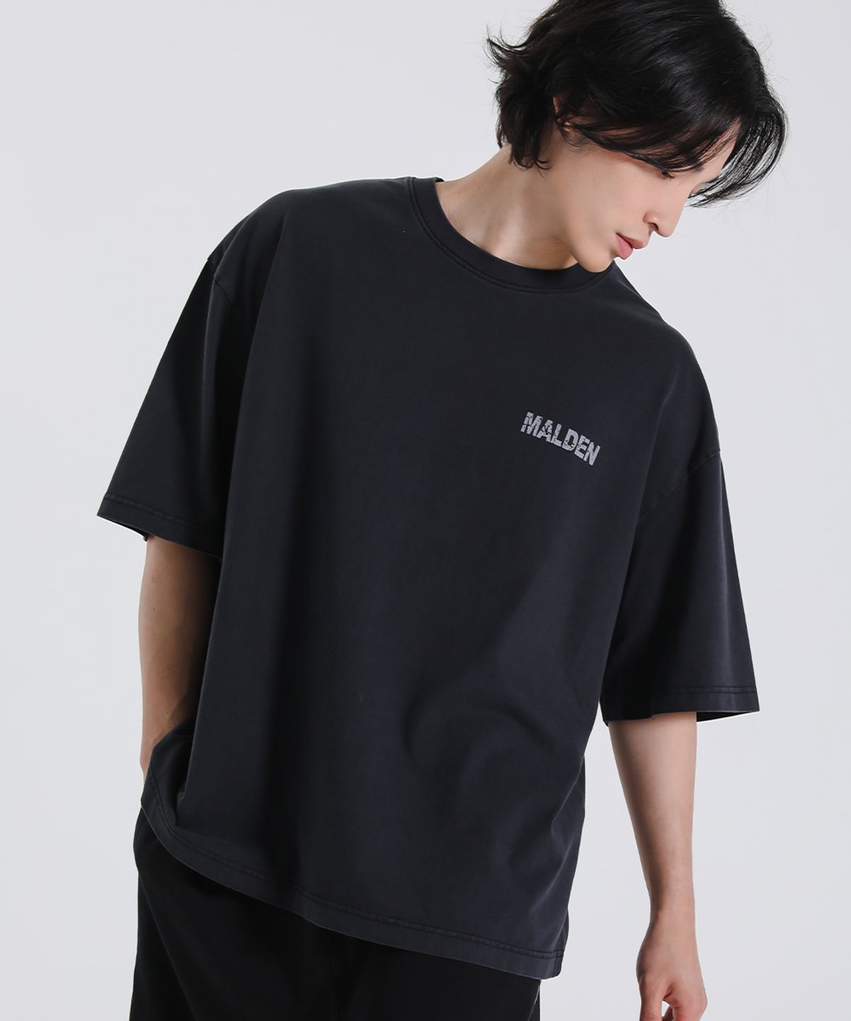 몰든(MALDEN) 피그먼트 오버핏 티셔츠