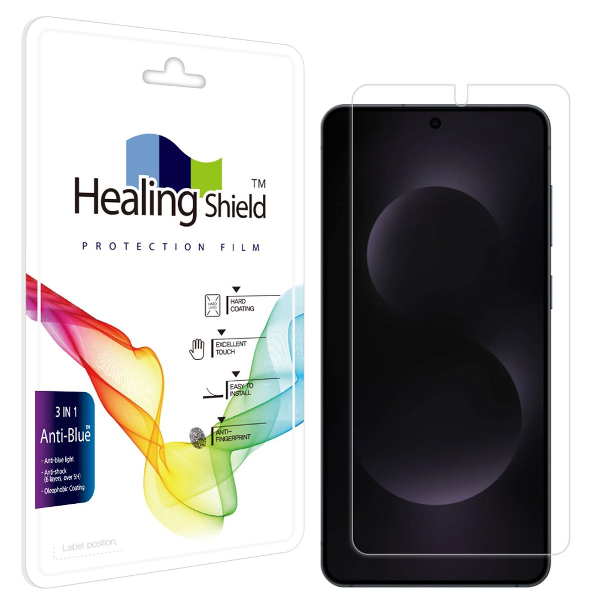힐링쉴드(HEALINGSHIELD) 갤럭시S25 엣지 블루라이트차단 액정보호필름 1매