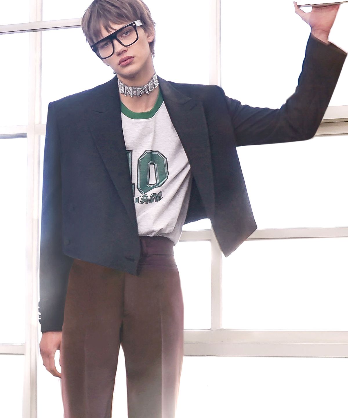 언티지(UNTAGE) 울 크롭 자켓[Black(UNISEX)]_UTH-FB01