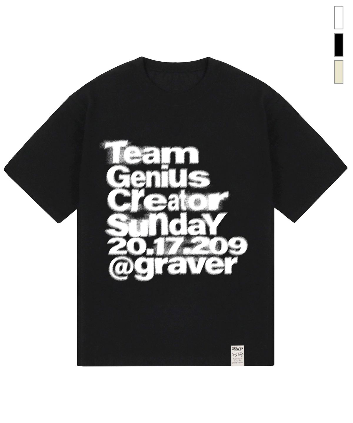 그레이버(GRAVER) [UNISEX]GT DUSTY 반팔티_3color