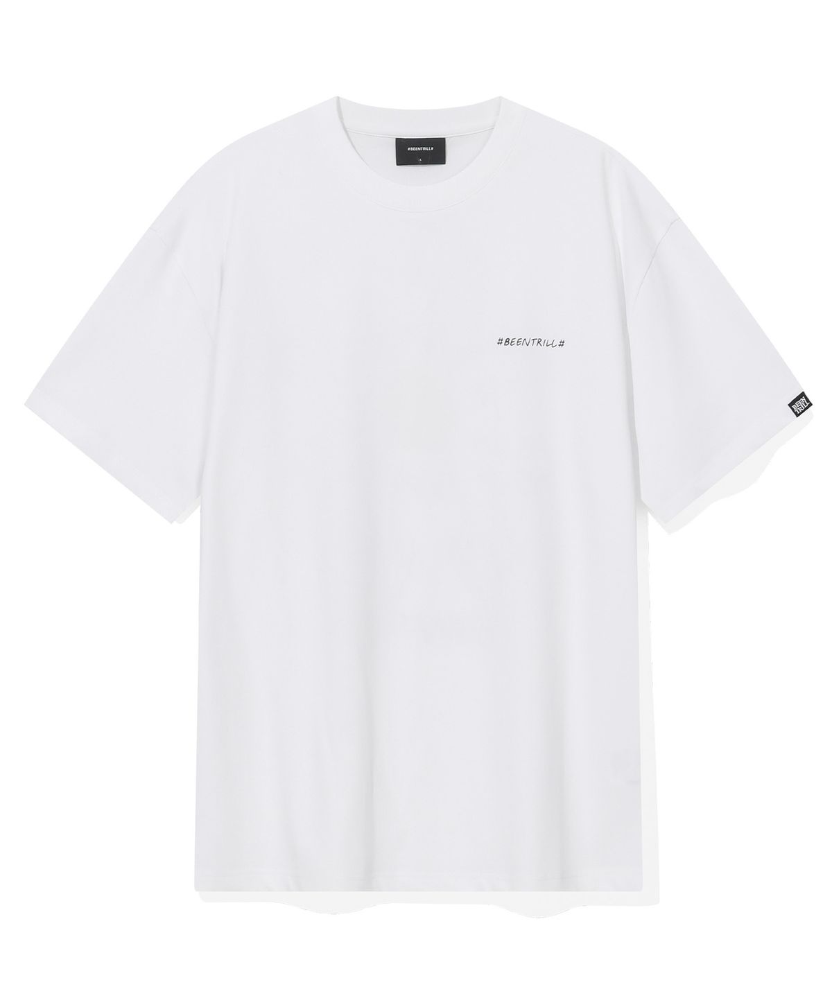 빈트릴(BEENTRILL) 데이지 해시태그 티셔츠(화이트)