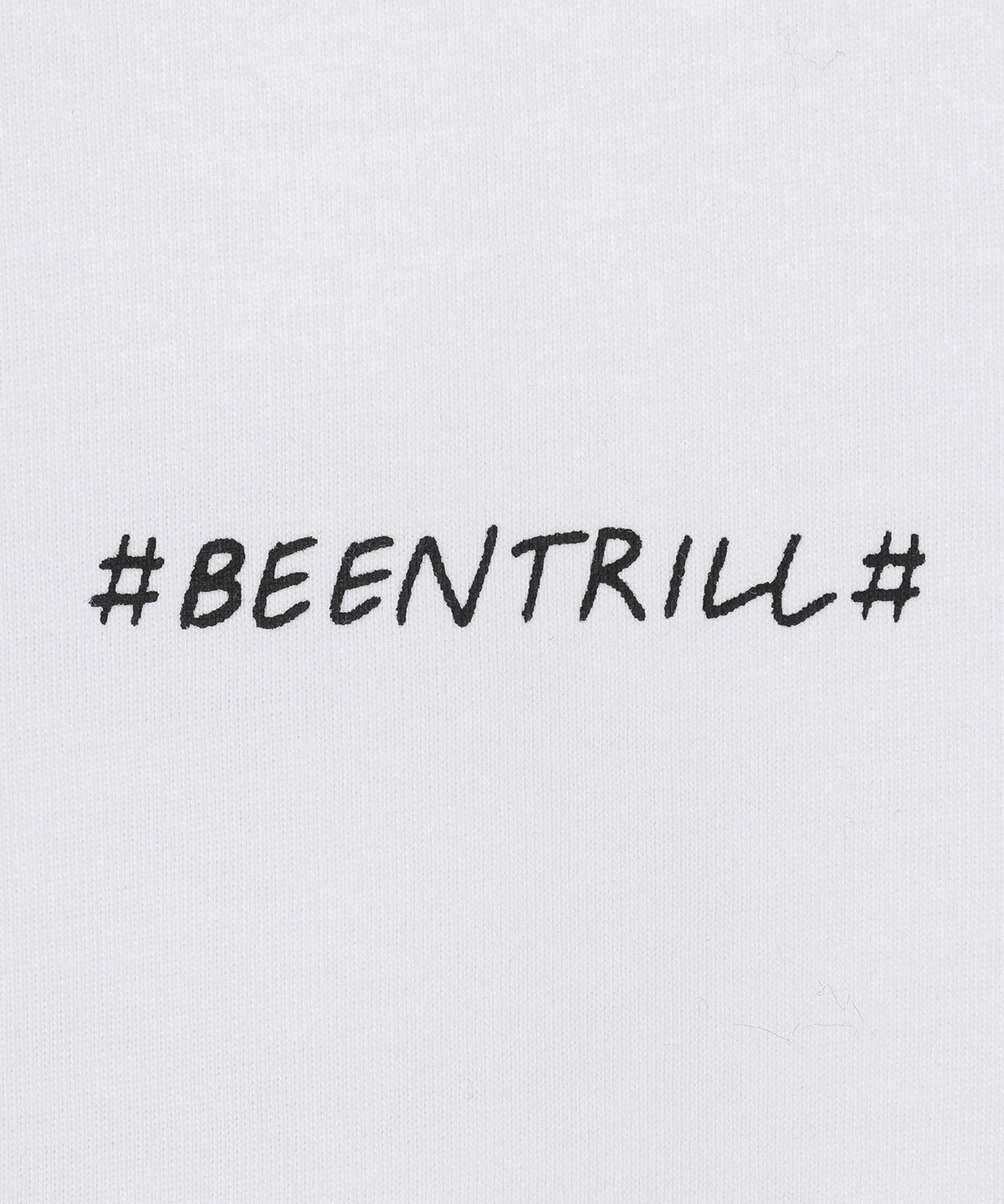 빈트릴(BEENTRILL) 데이지 해시태그 티셔츠(화이트)