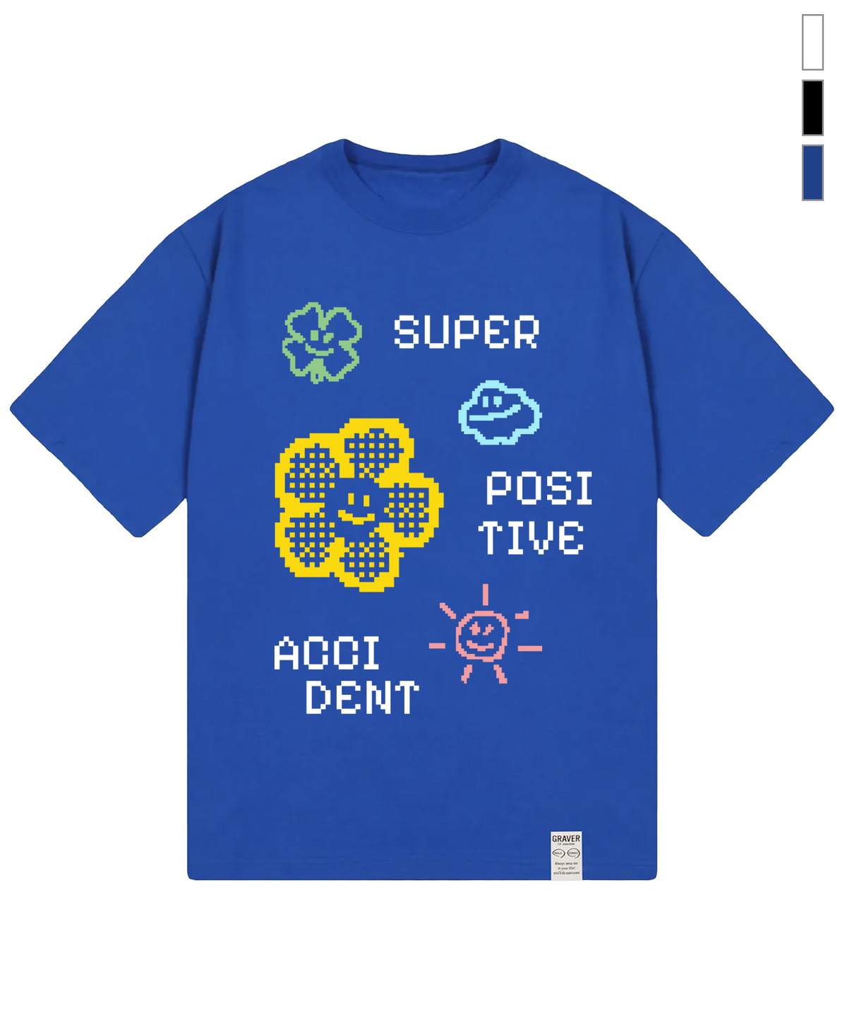 그레이버(GRAVER) [UNISEX]POSITIVE 반팔티_3color