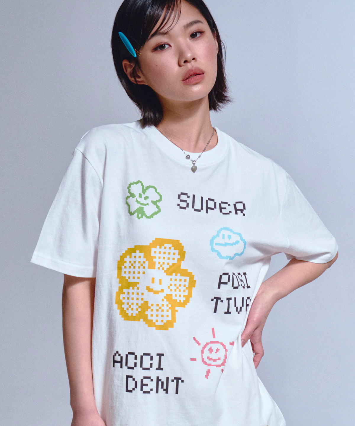 그레이버(GRAVER) [UNISEX]POSITIVE 반팔티_3color