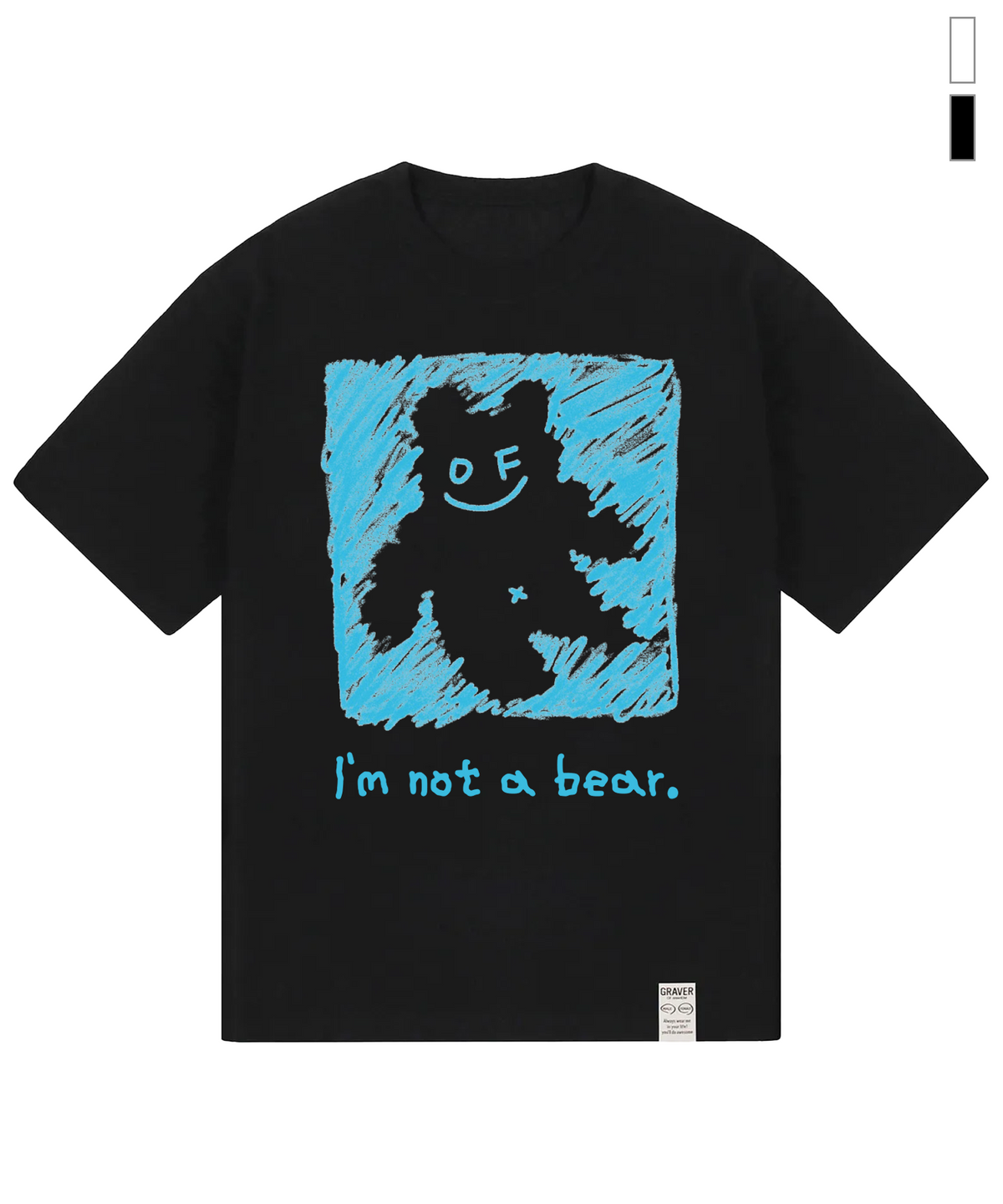 그레이버(GRAVER) [UNISEX]NOT BEAR 반팔티_2color